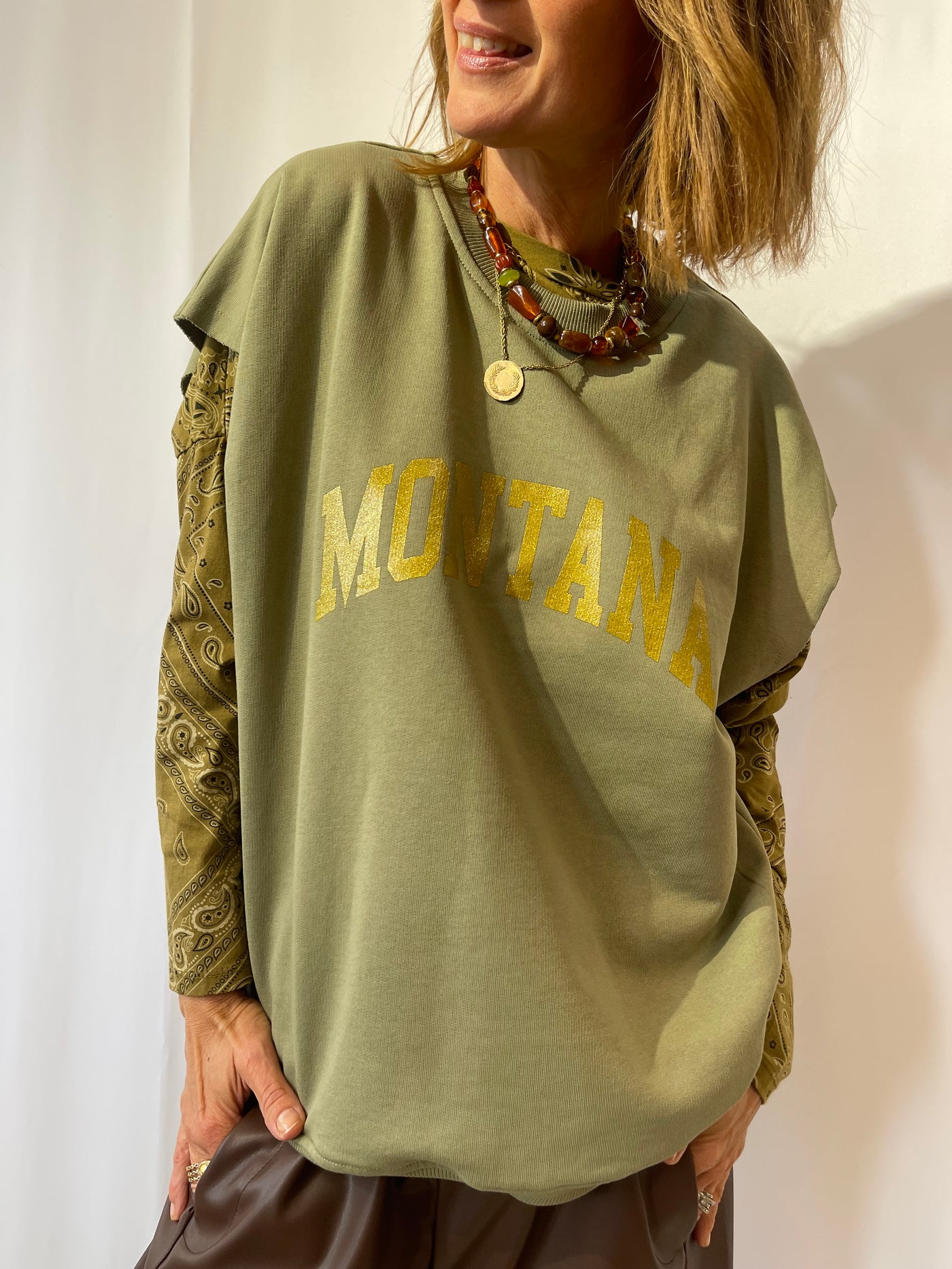 Sweat Please MONTANA sans manches