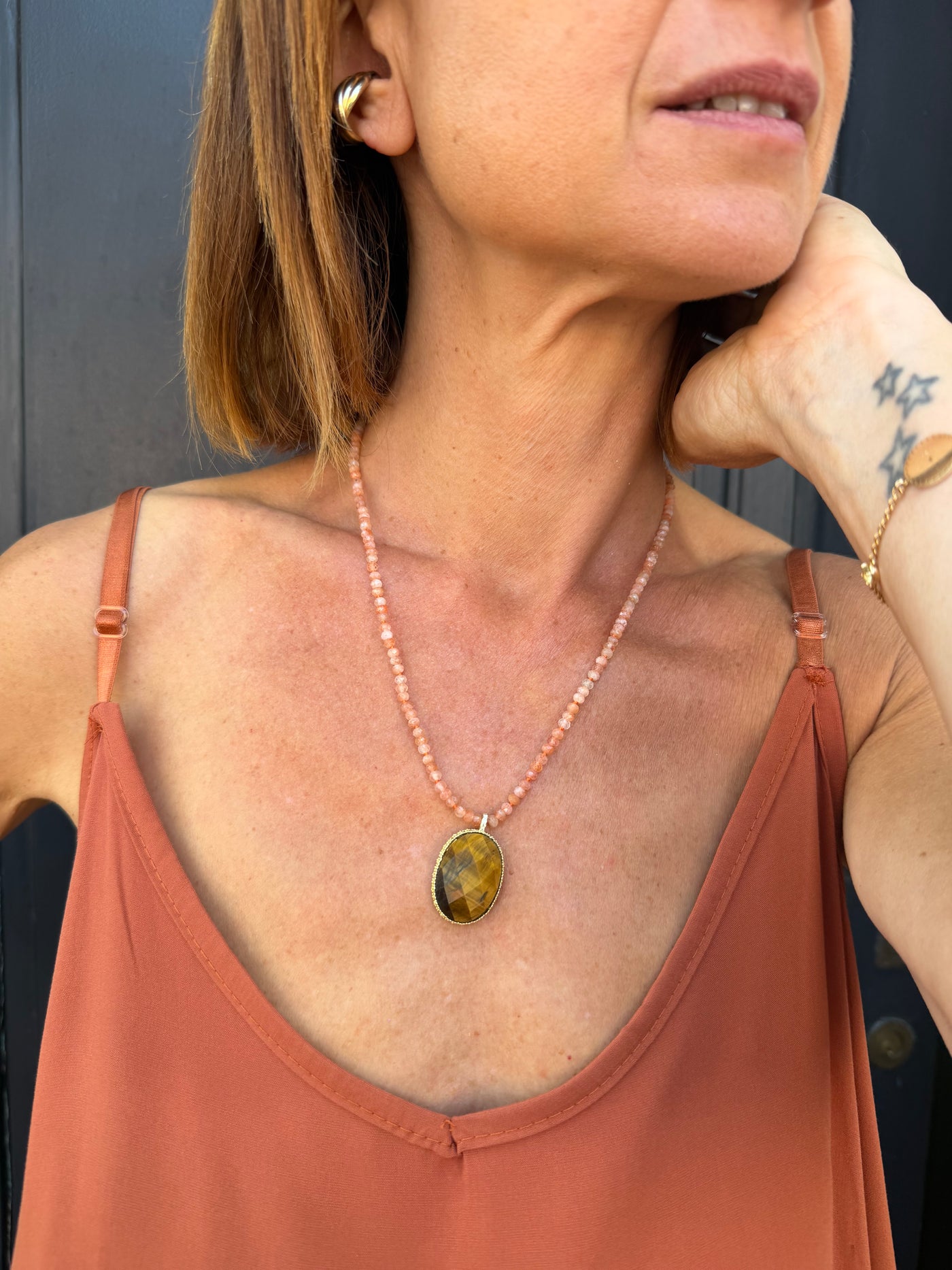 Collier médaille TIGRE
