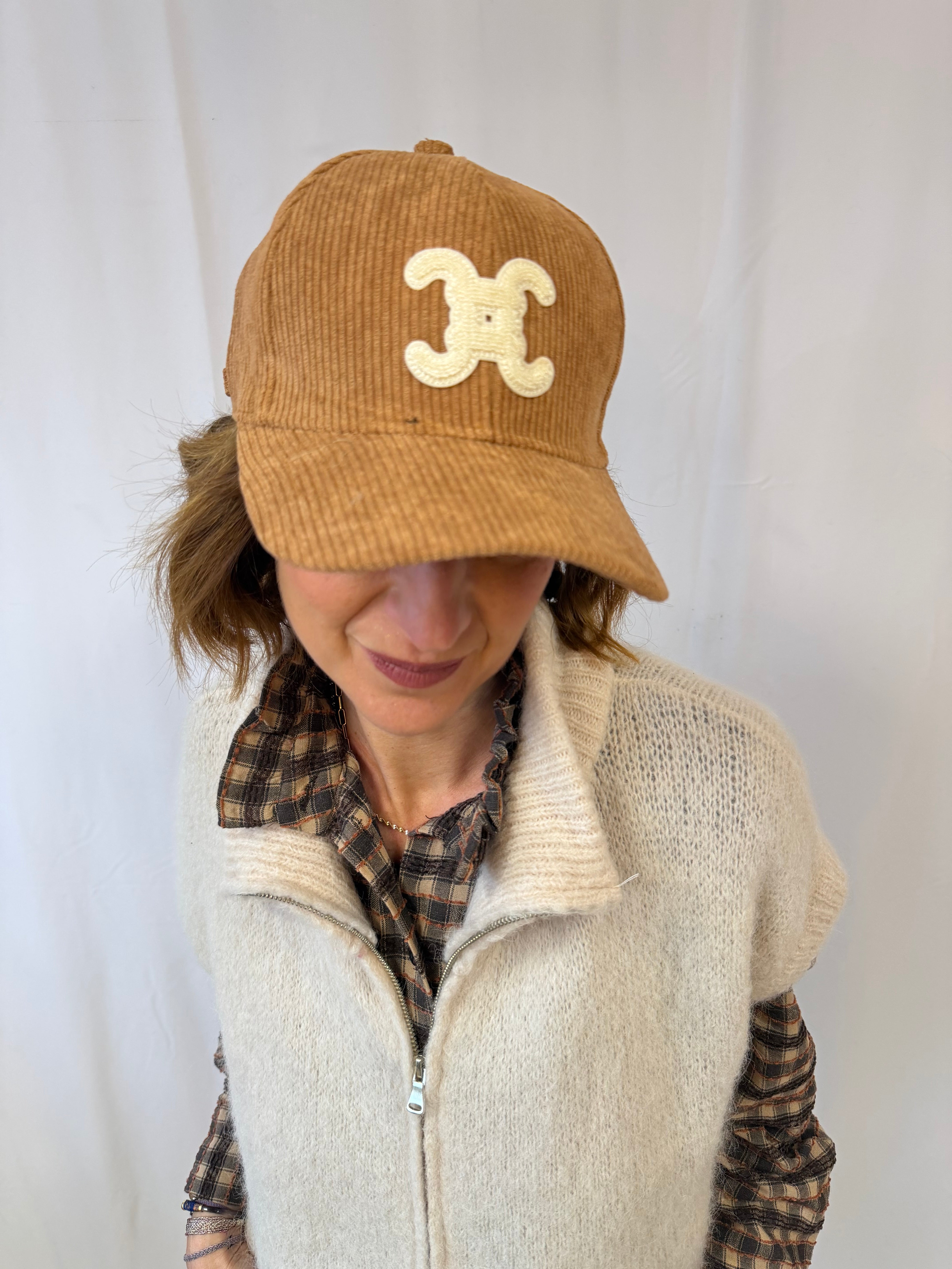 Casquette velours Vimoda