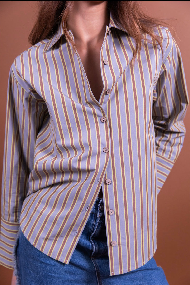 Chemise Laure + Max Cecilia à rayures en coton