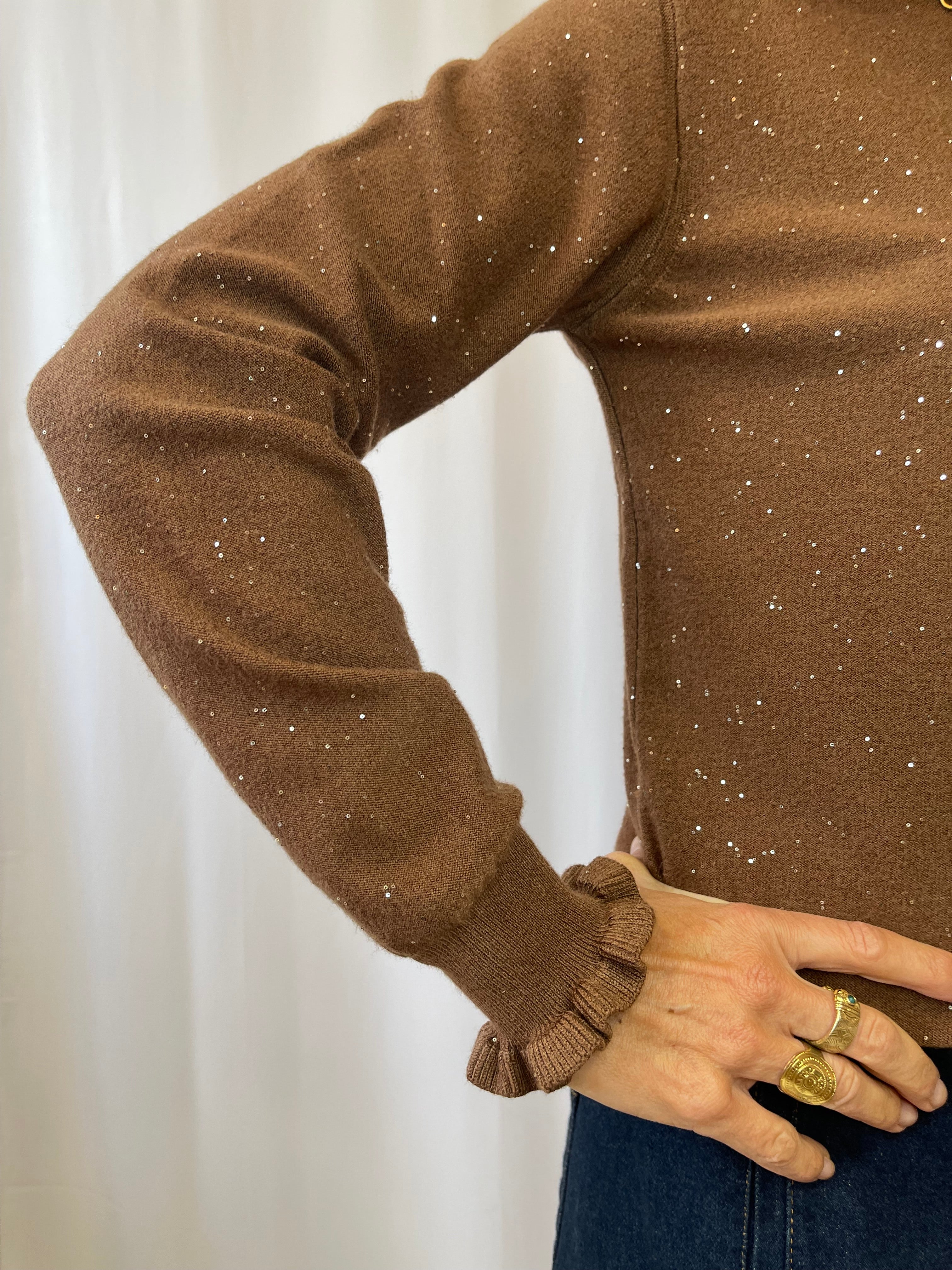 Pull col volant STELLA Dixie