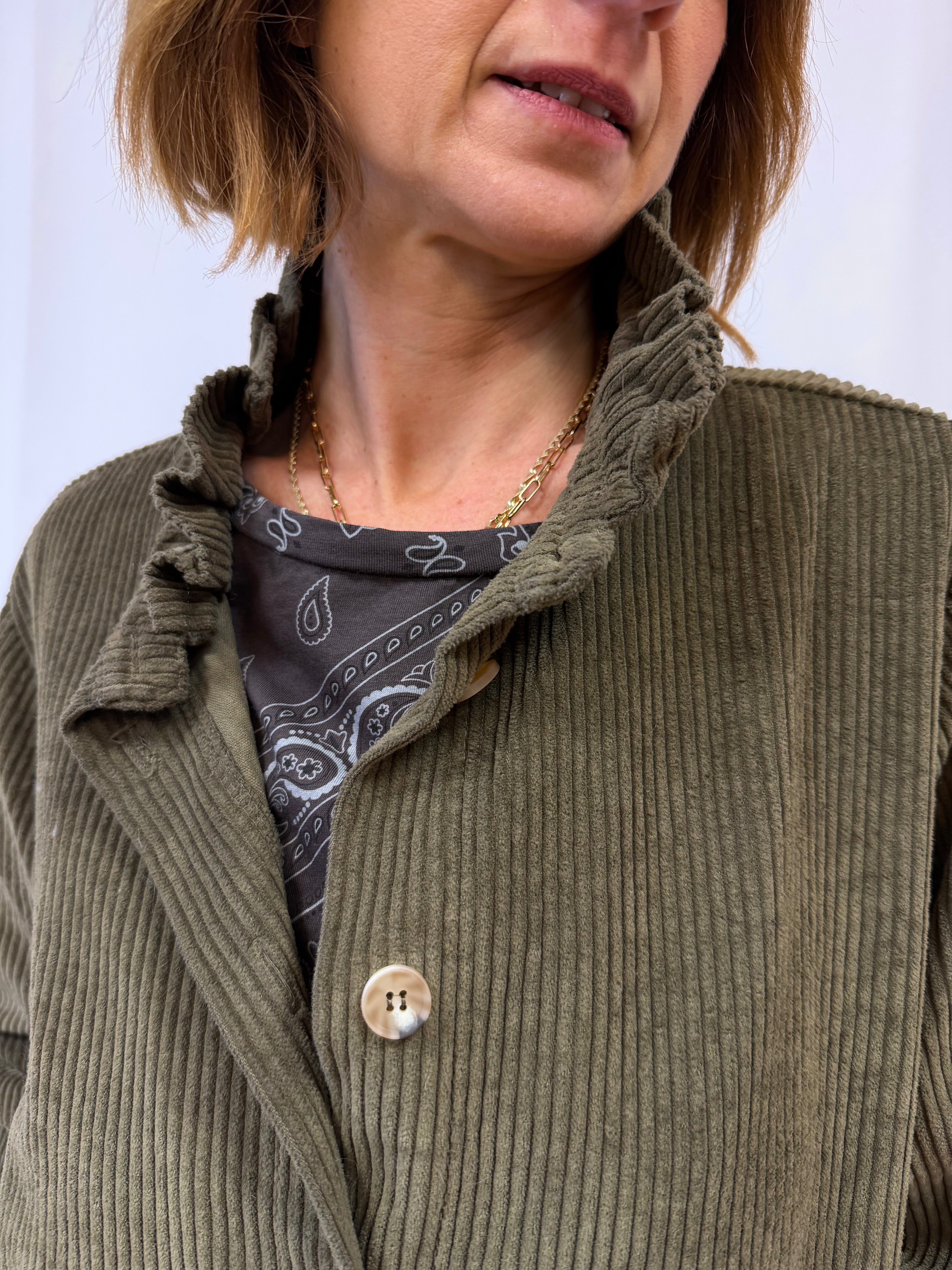 Chemise Johanna velours PAULINE