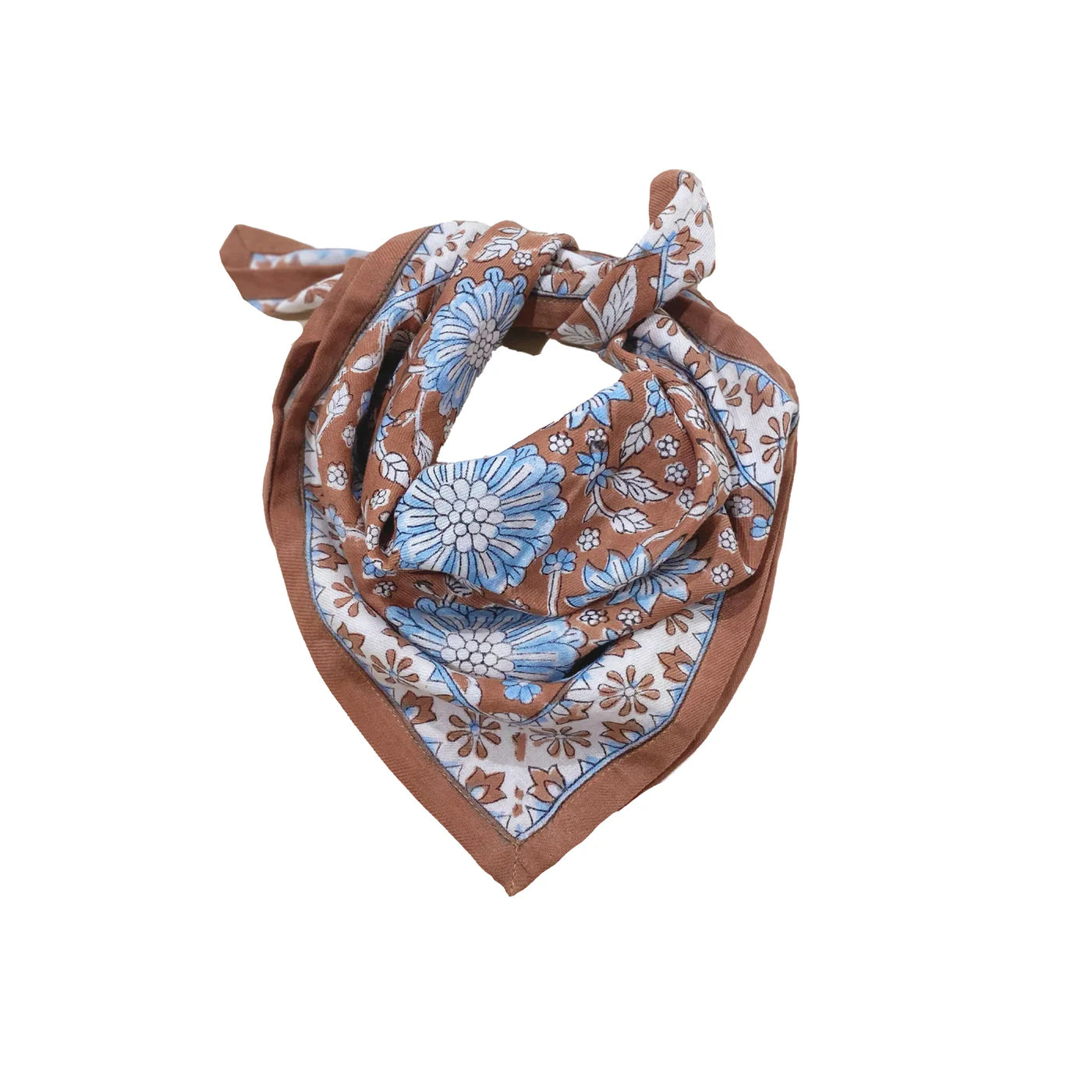Foulard DELHI CANNELLE 50cm SO FAMILY 🤎
