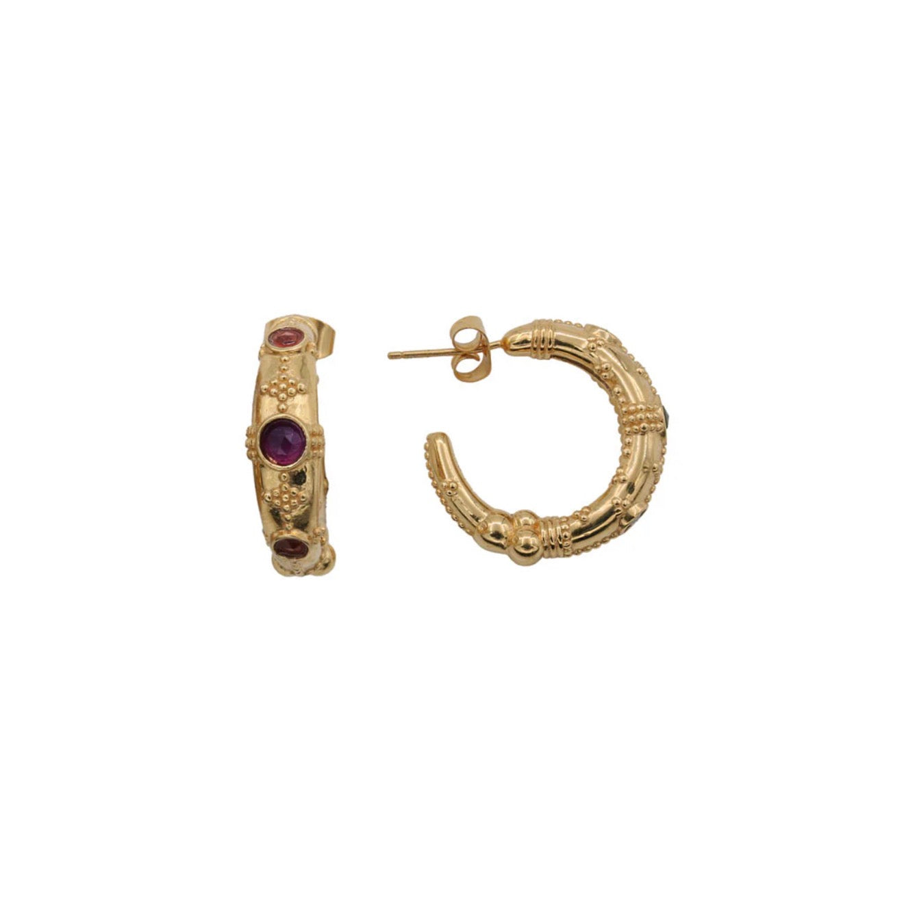 Créoles LA2L JASMINE 3 PIERRES