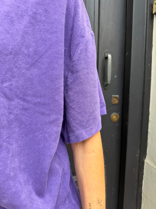 T-shirt Crocus en éponge violet