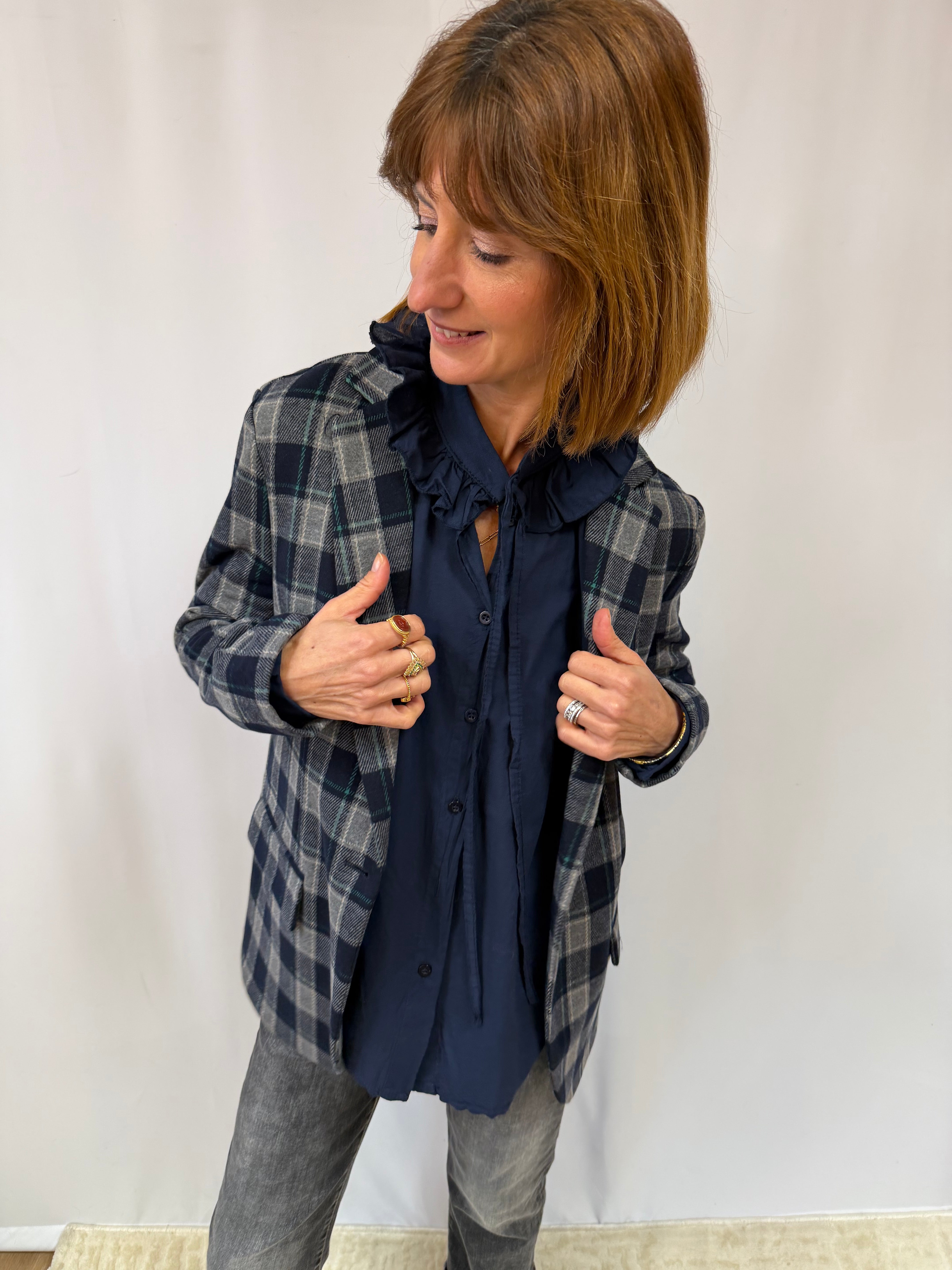 Blazer Please WINSTON à carreaux