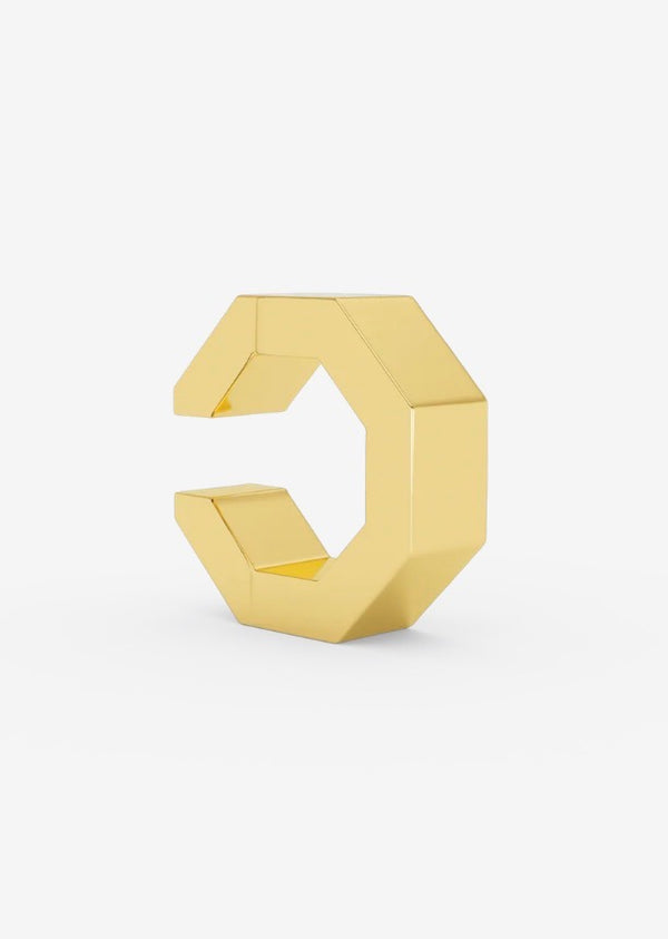 Bague d’oreille billion avenue edge small earcuff gold