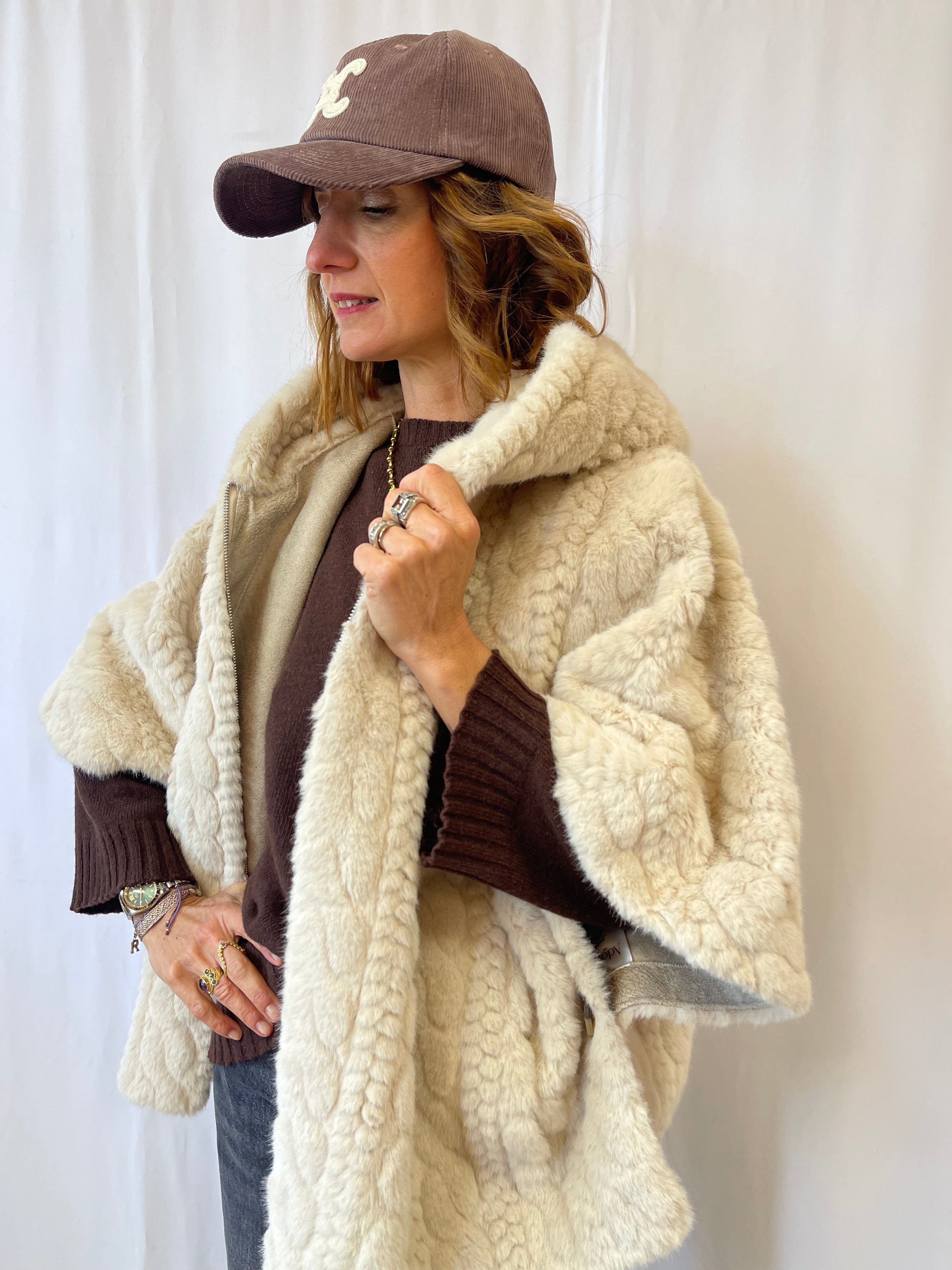 Veste fausse fourrure ABELLA Adoré