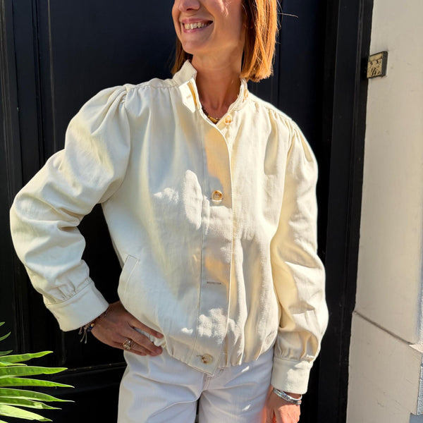 Veste Ludivine écru courte