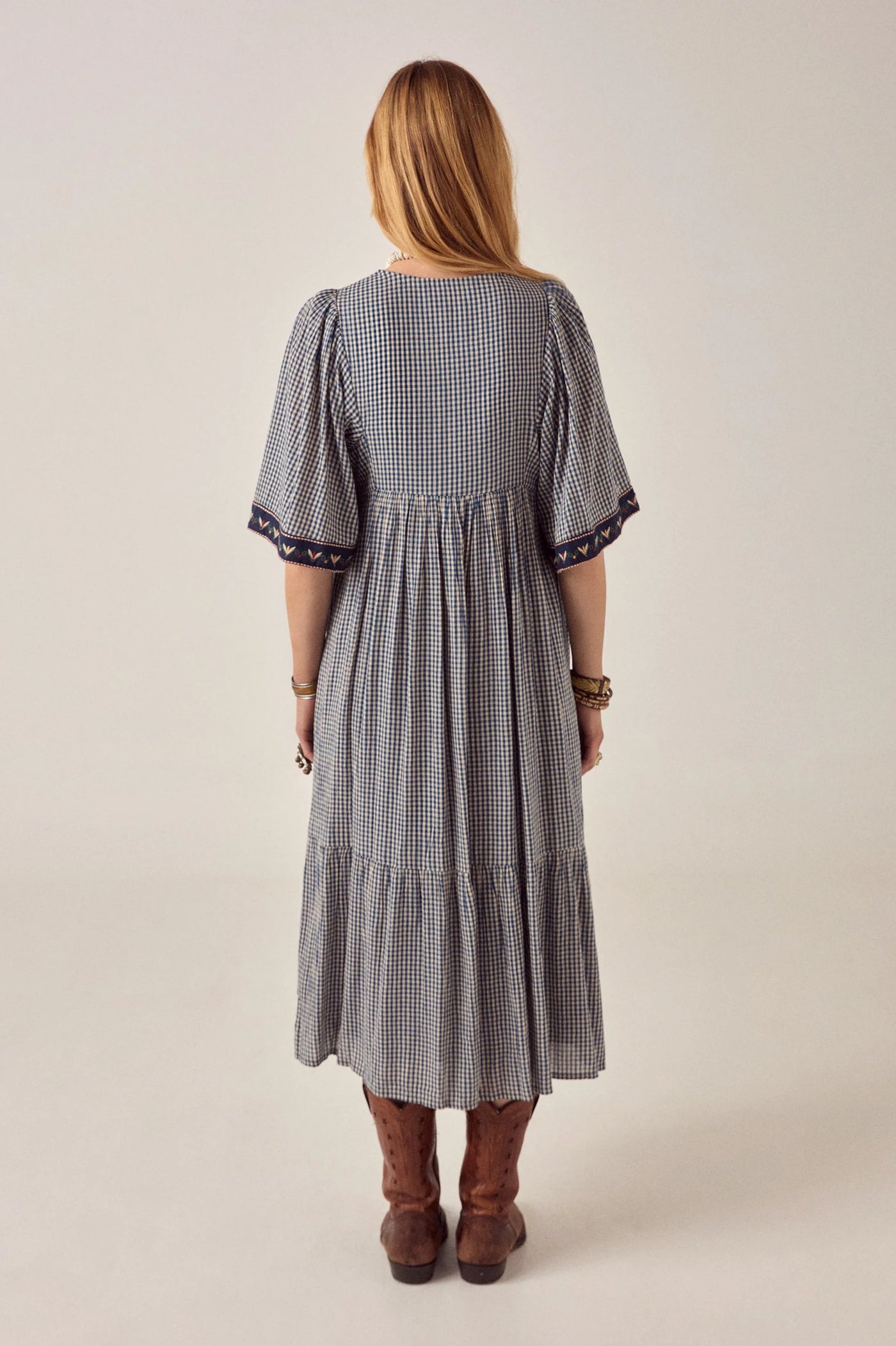 Robe Maison Hotel Augusta bleu picnic
