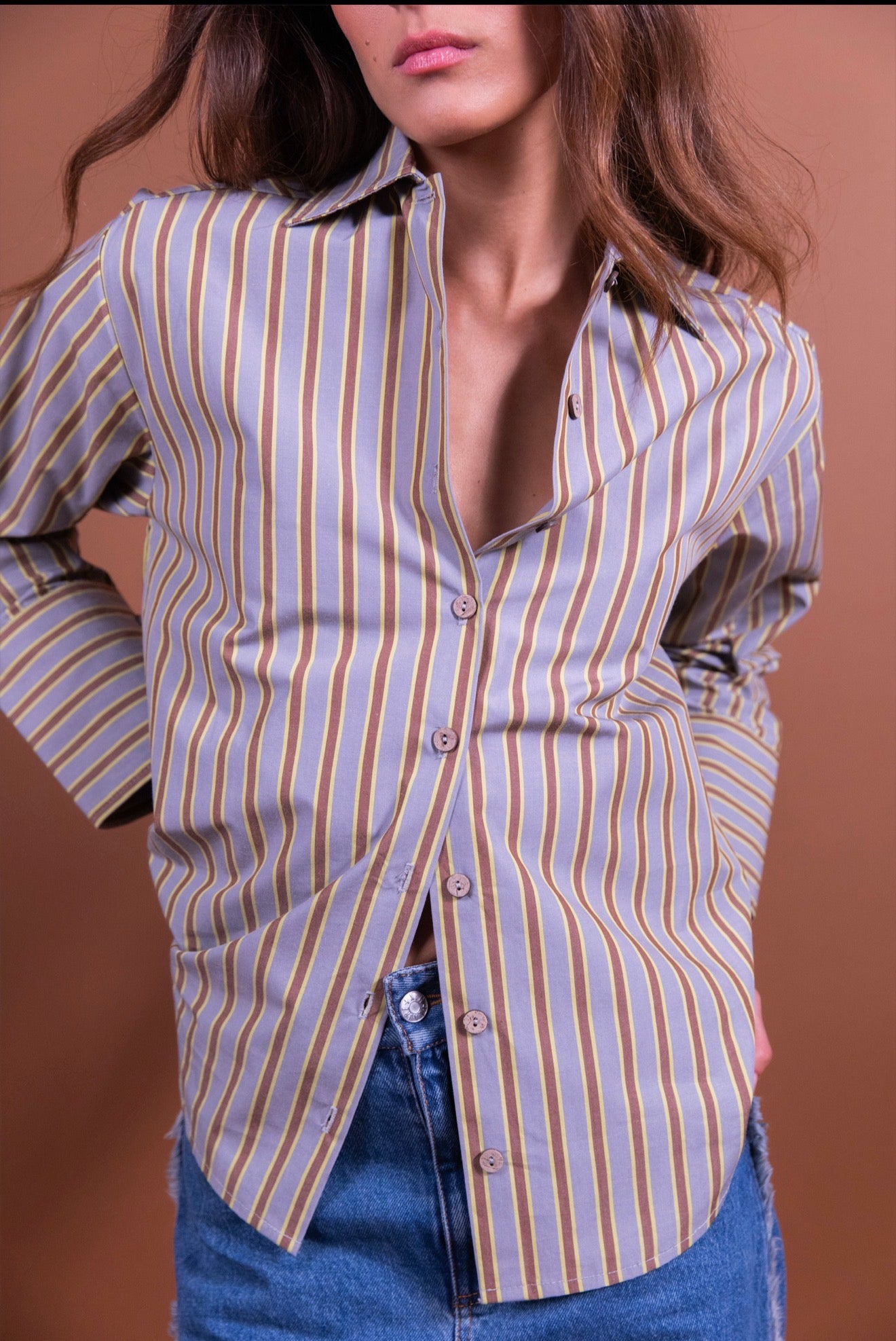Chemise Laure + Max Cecilia à rayures en coton