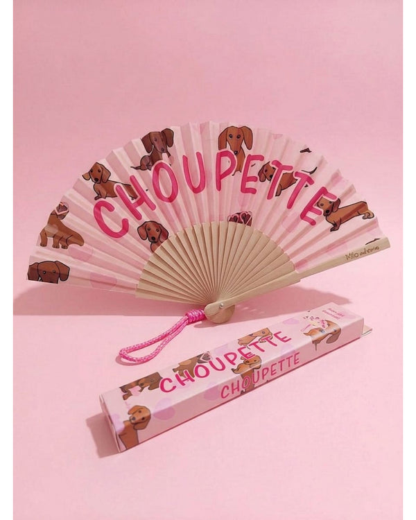 Éventail Choupette en bois