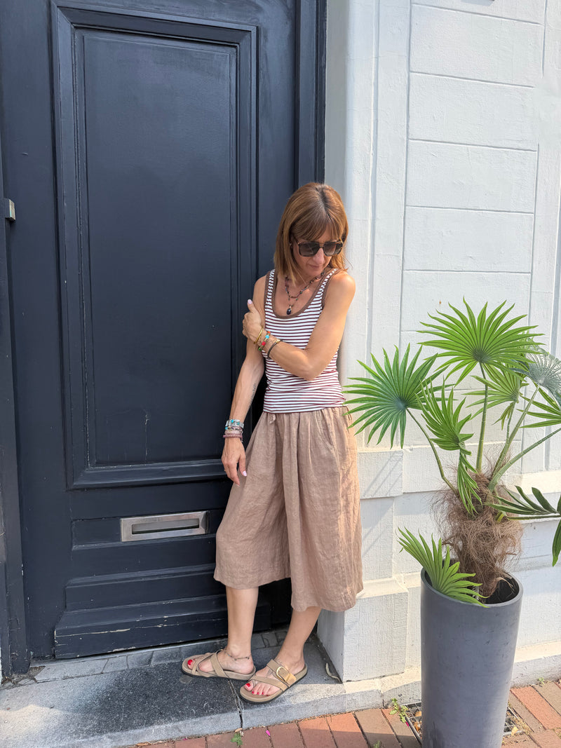 Short Paula en lin long