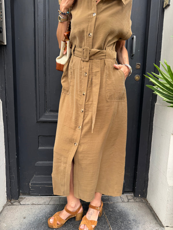 Robe Carla kaki