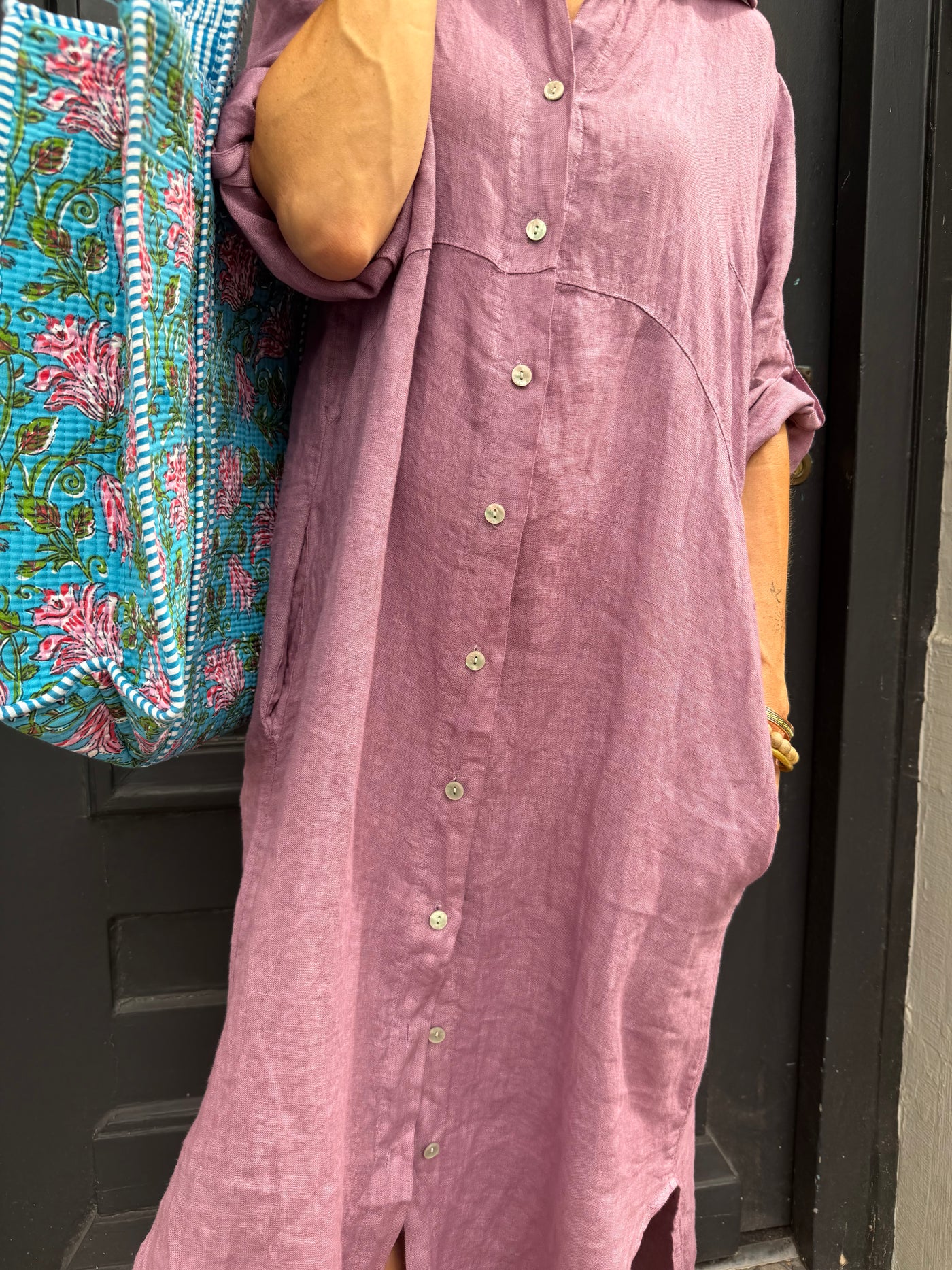 Robe longue Madeleine onion