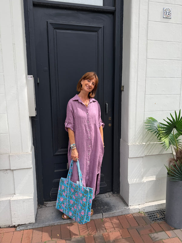Robe longue Madeleine onion