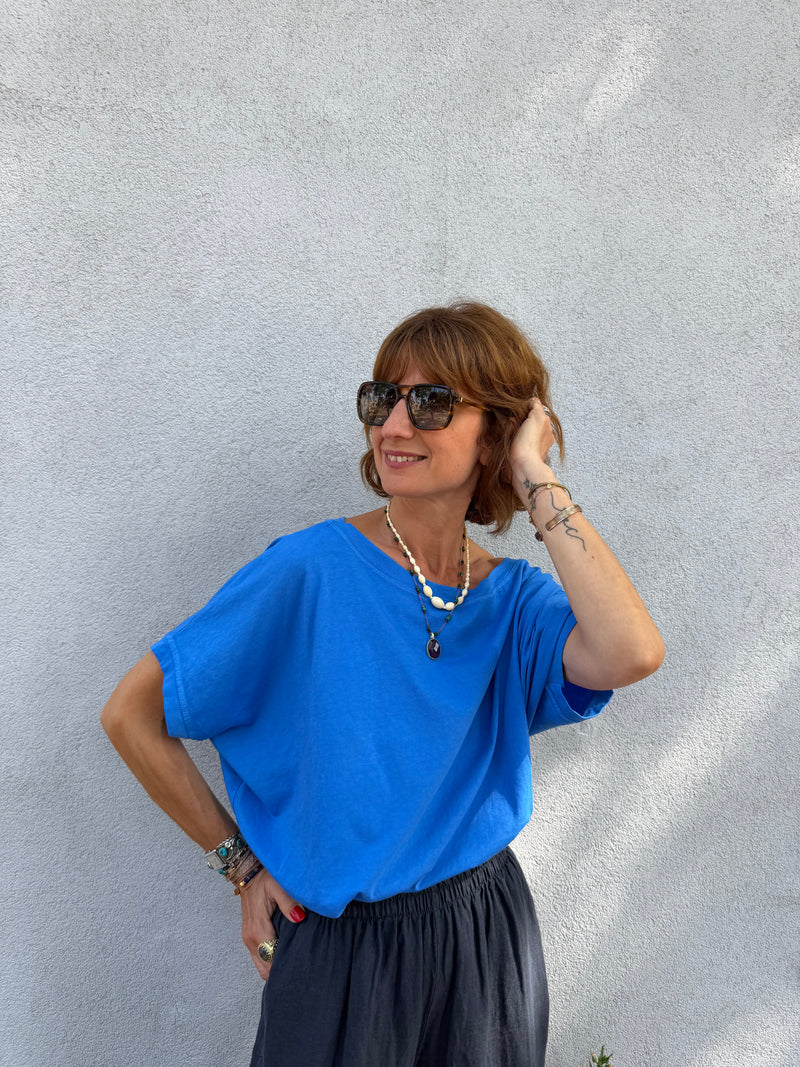 T-shirt Johanna Tea col bateau