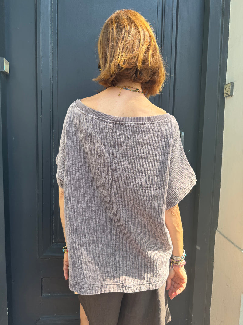 T-shirt Tali double gaze de coton