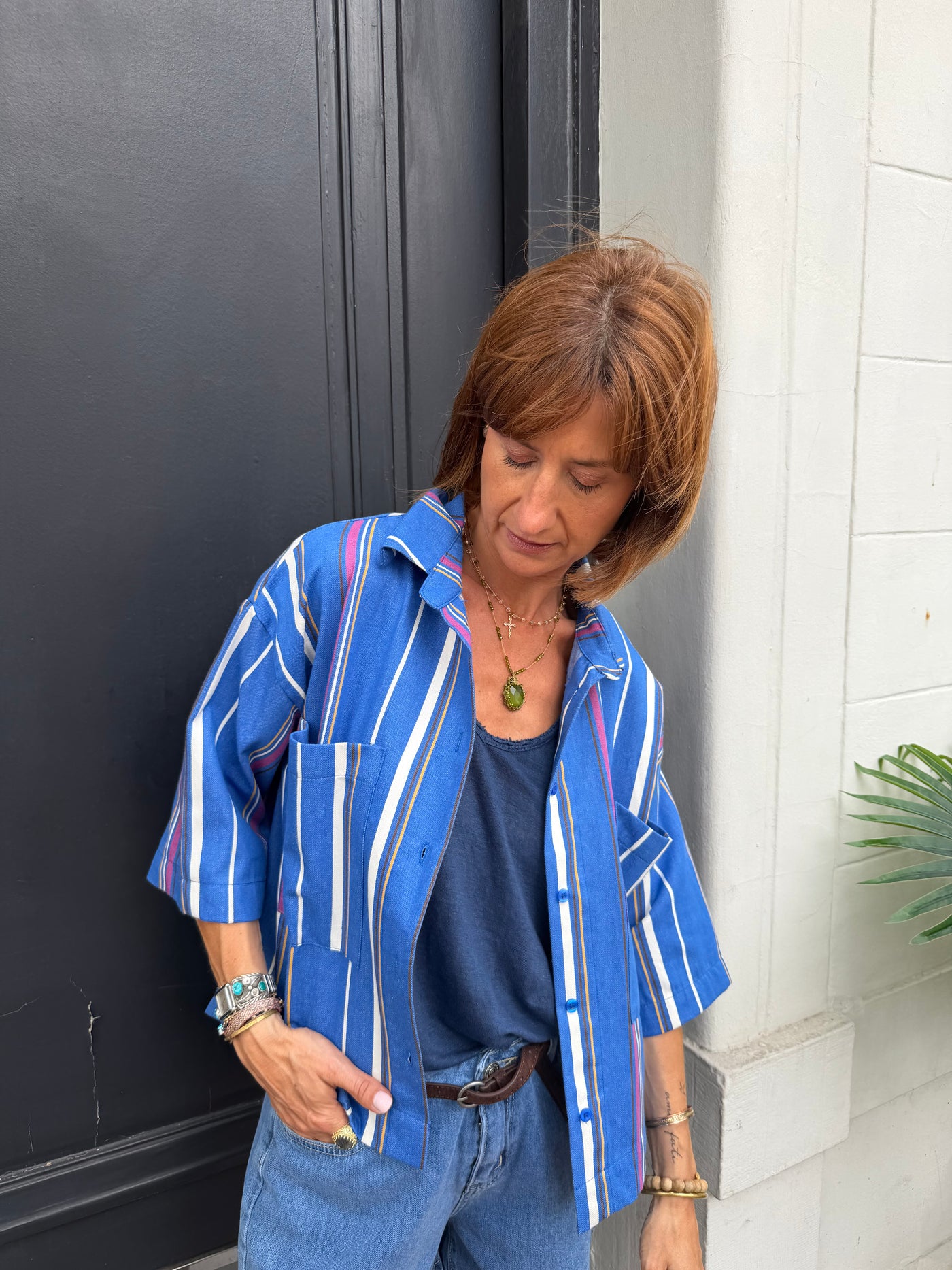 Veste Johanna Ferret à rayures
