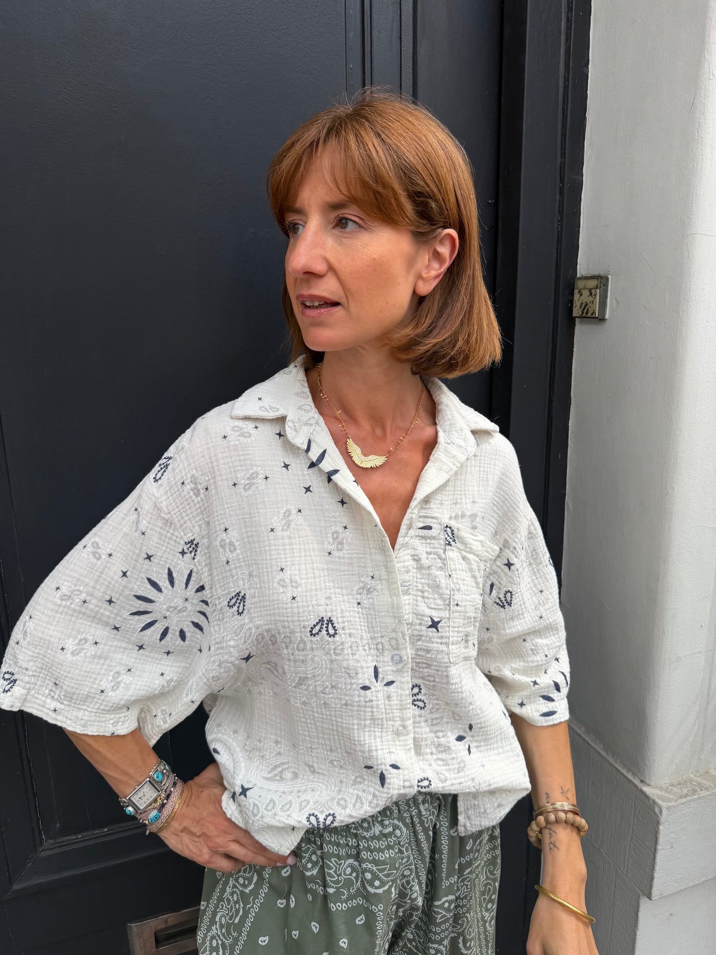 Blouse Joe motif bandana