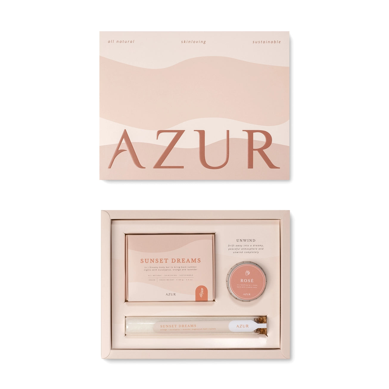 Coffret cadeau bain SUNSET DREAMS