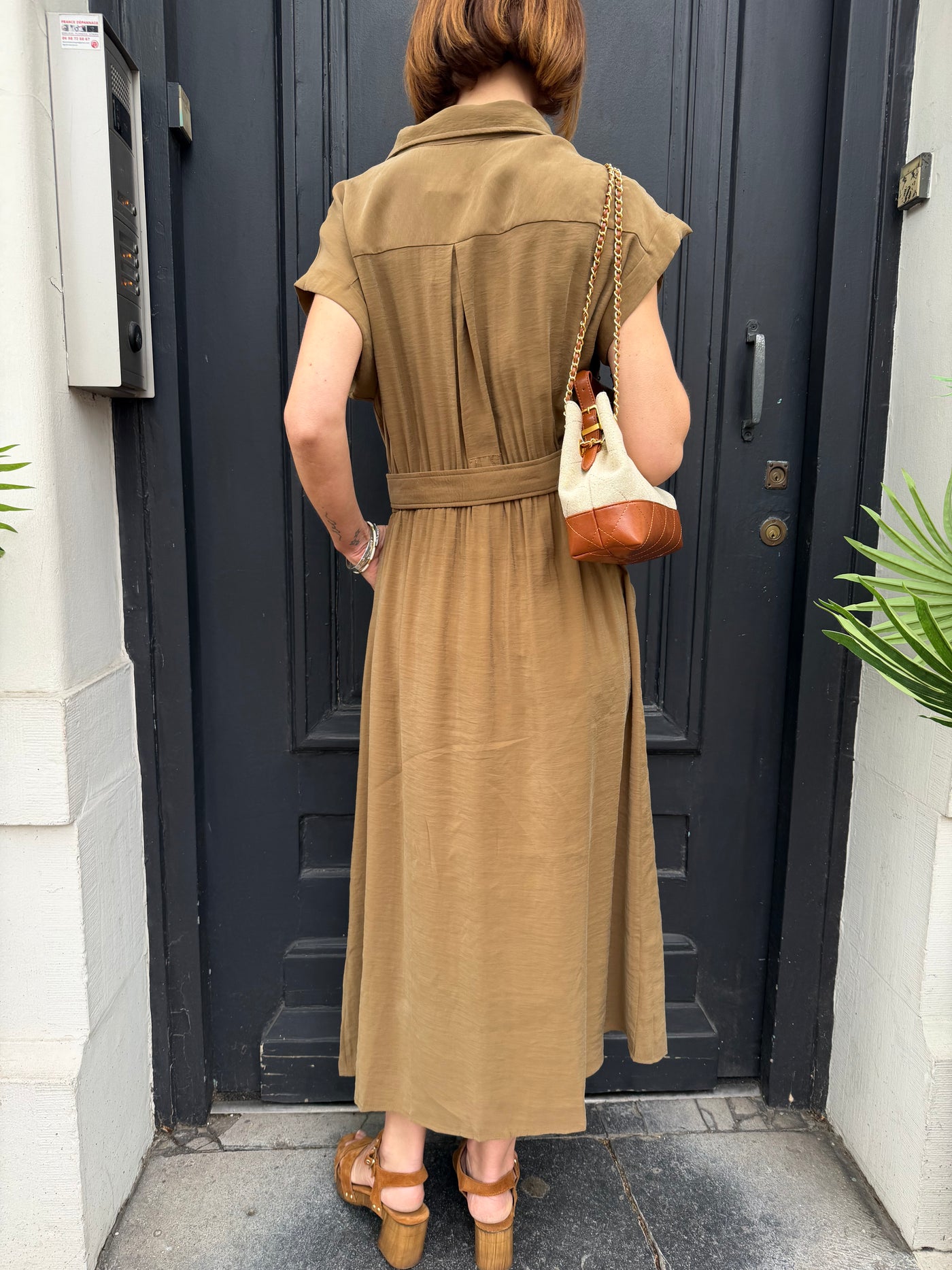 Robe Carla kaki