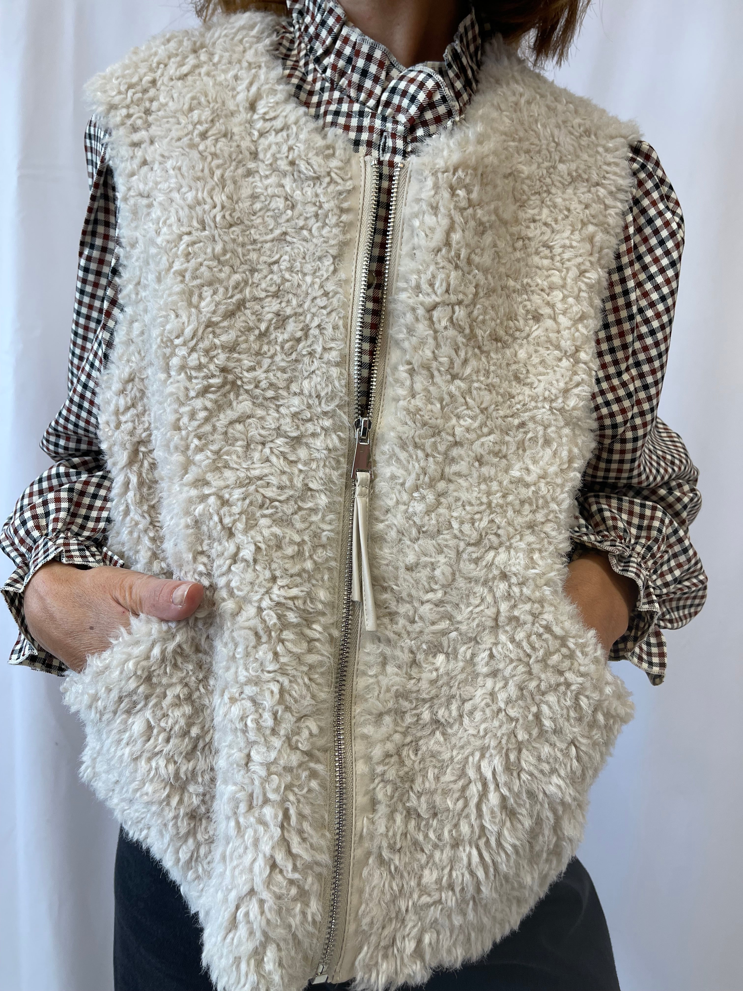 Gilet fausse fourrure LUDMILA Adoré