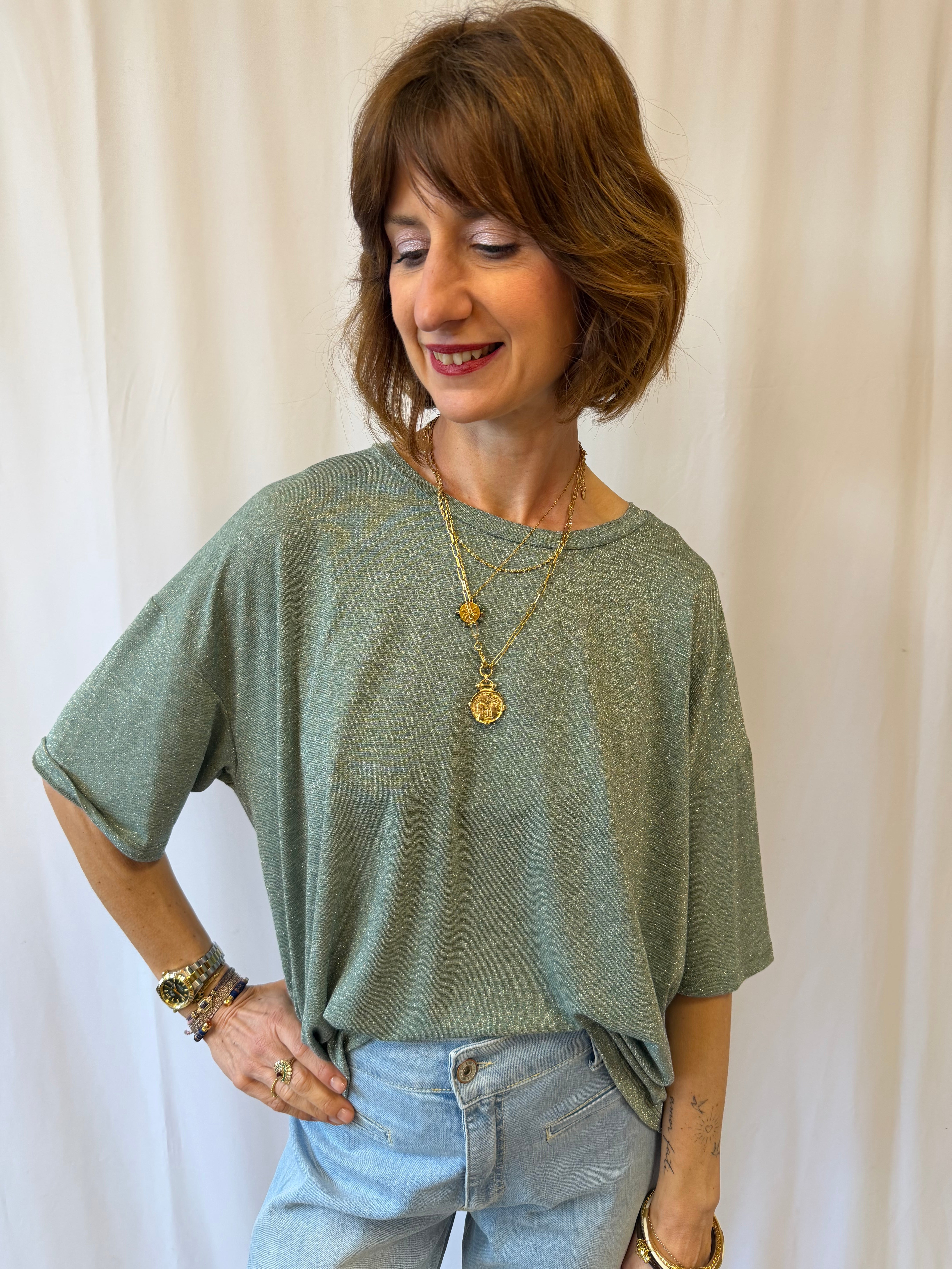 T-shirt Please MICHA pailletées