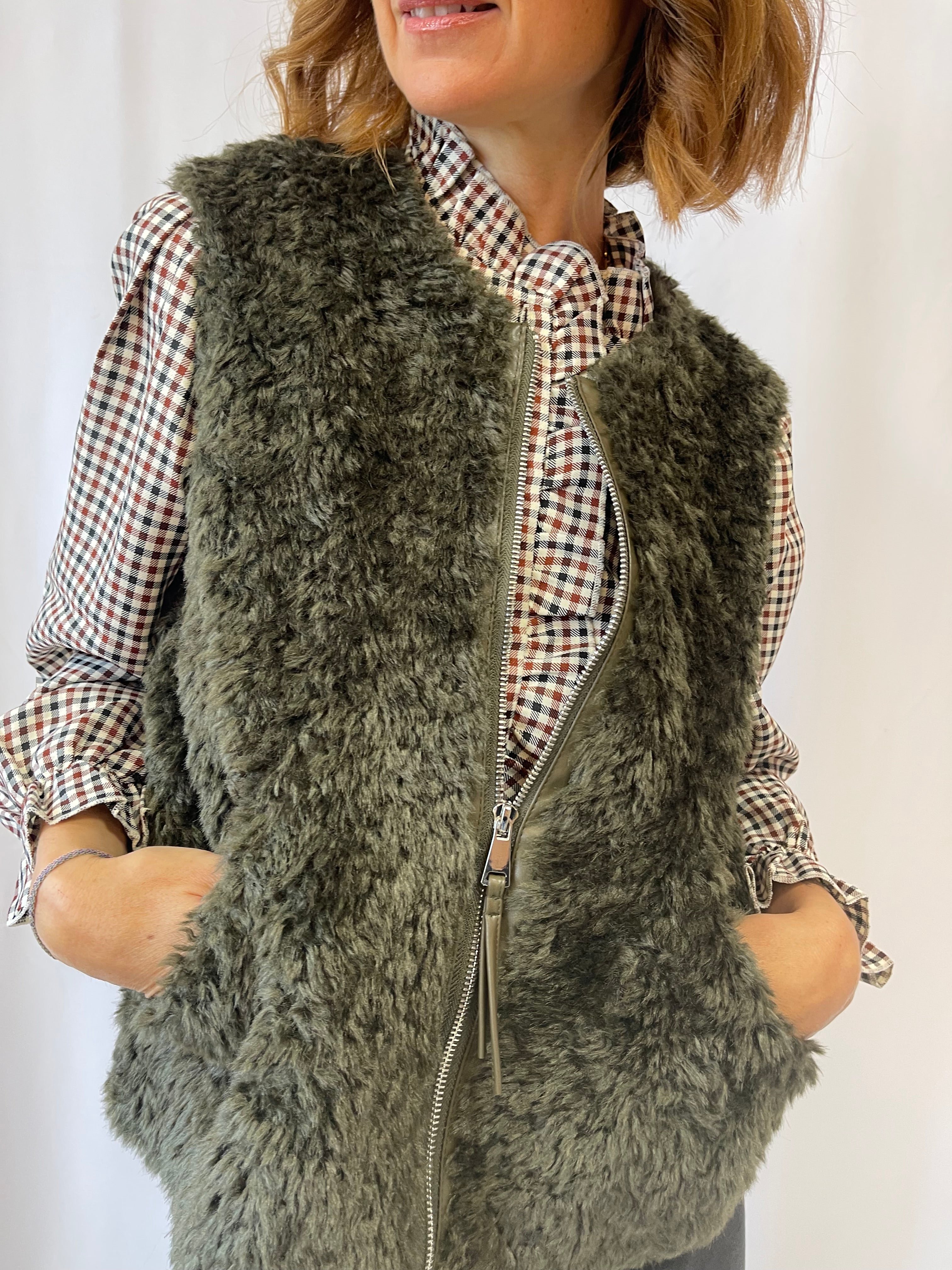 Gilet fausse fourrure LUDMILA Adoré