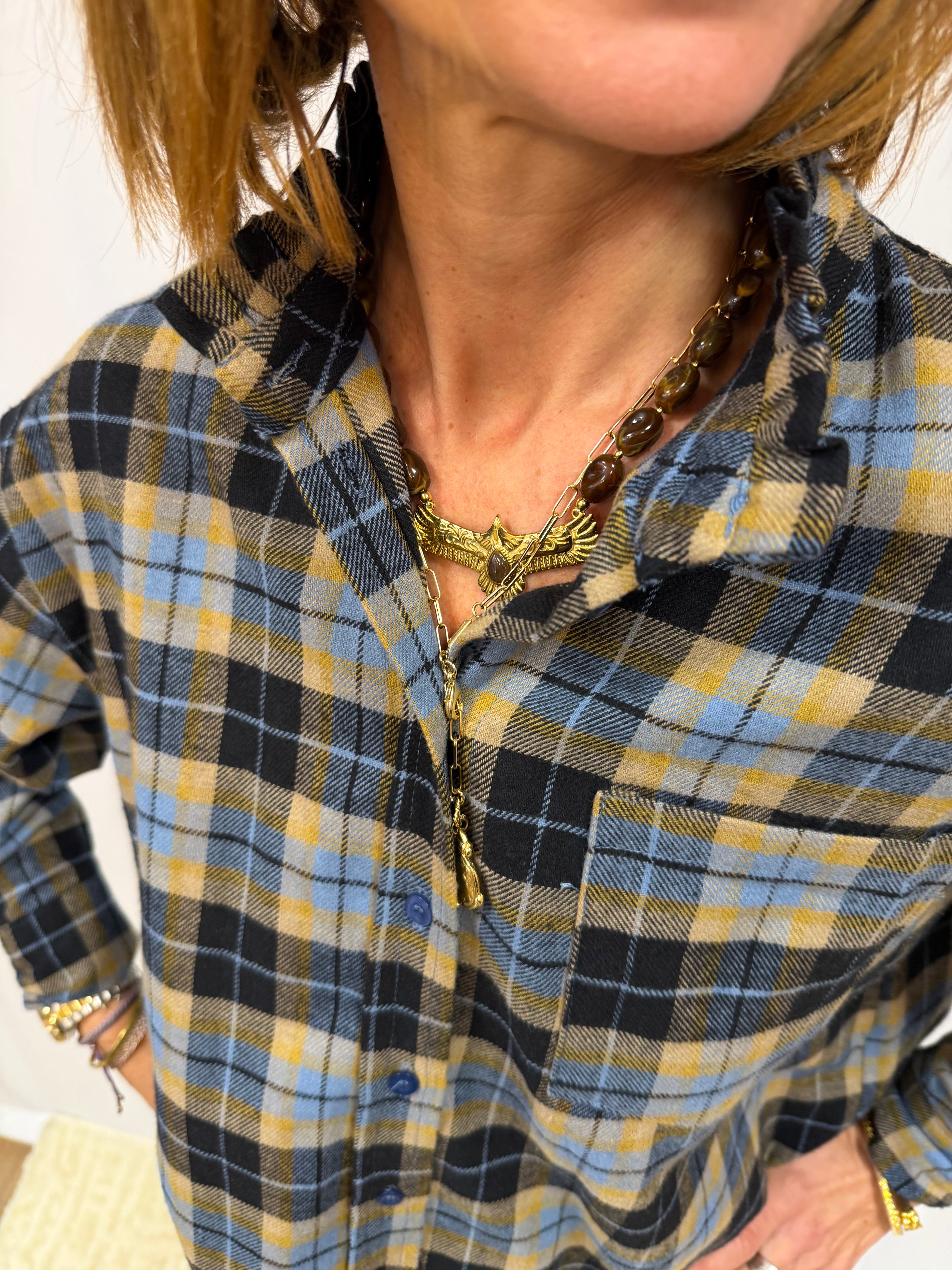 Blouse Johanna MARIUS à carreaux