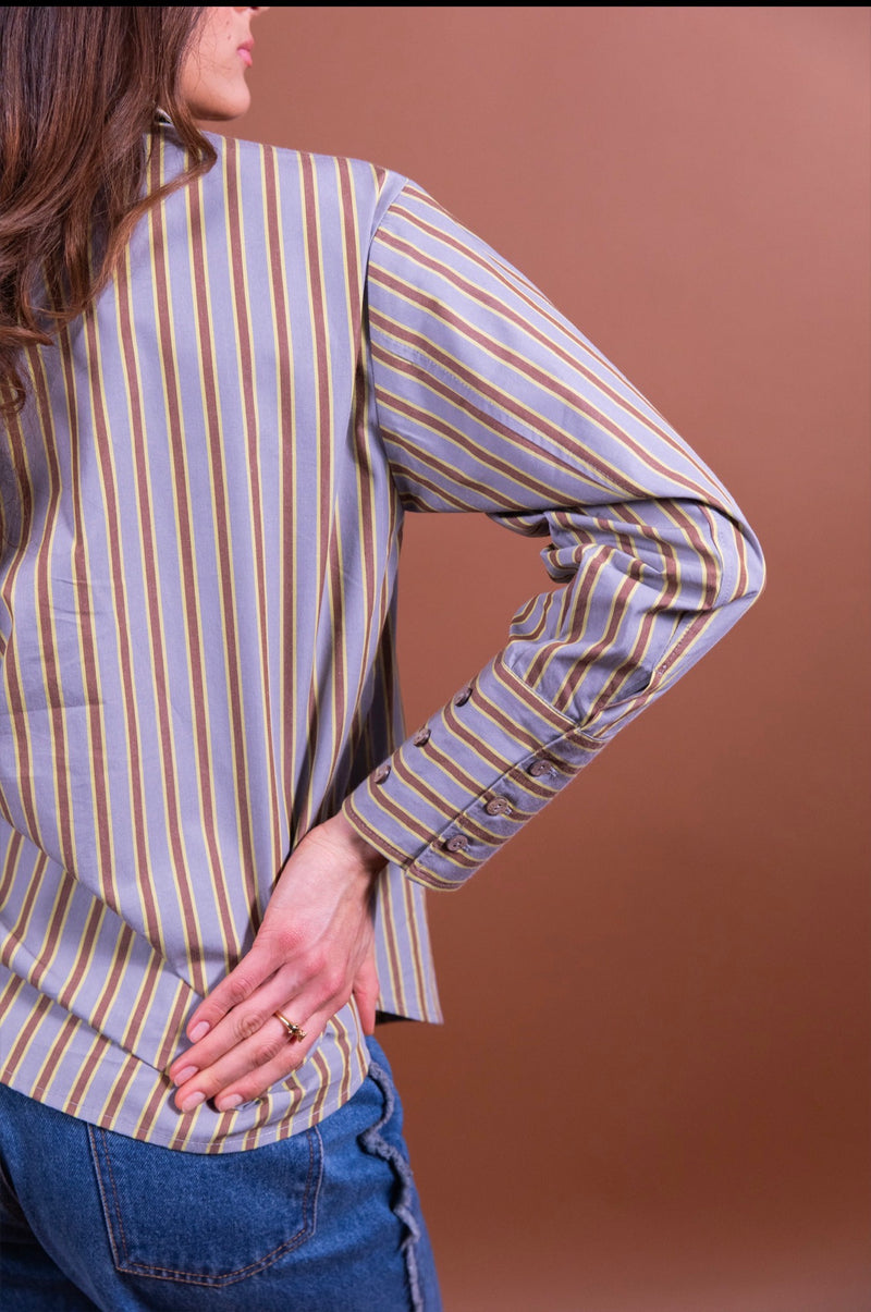 Chemise Laure + Max Cecilia à rayures en coton
