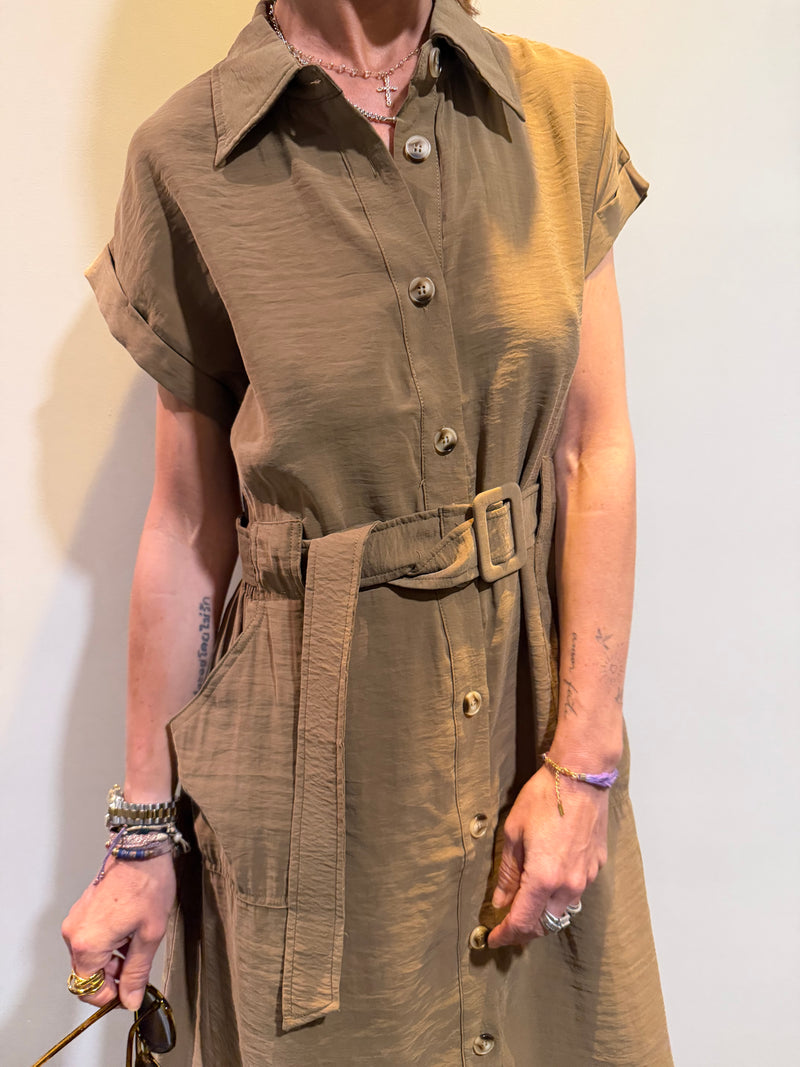 Robe Carla kaki