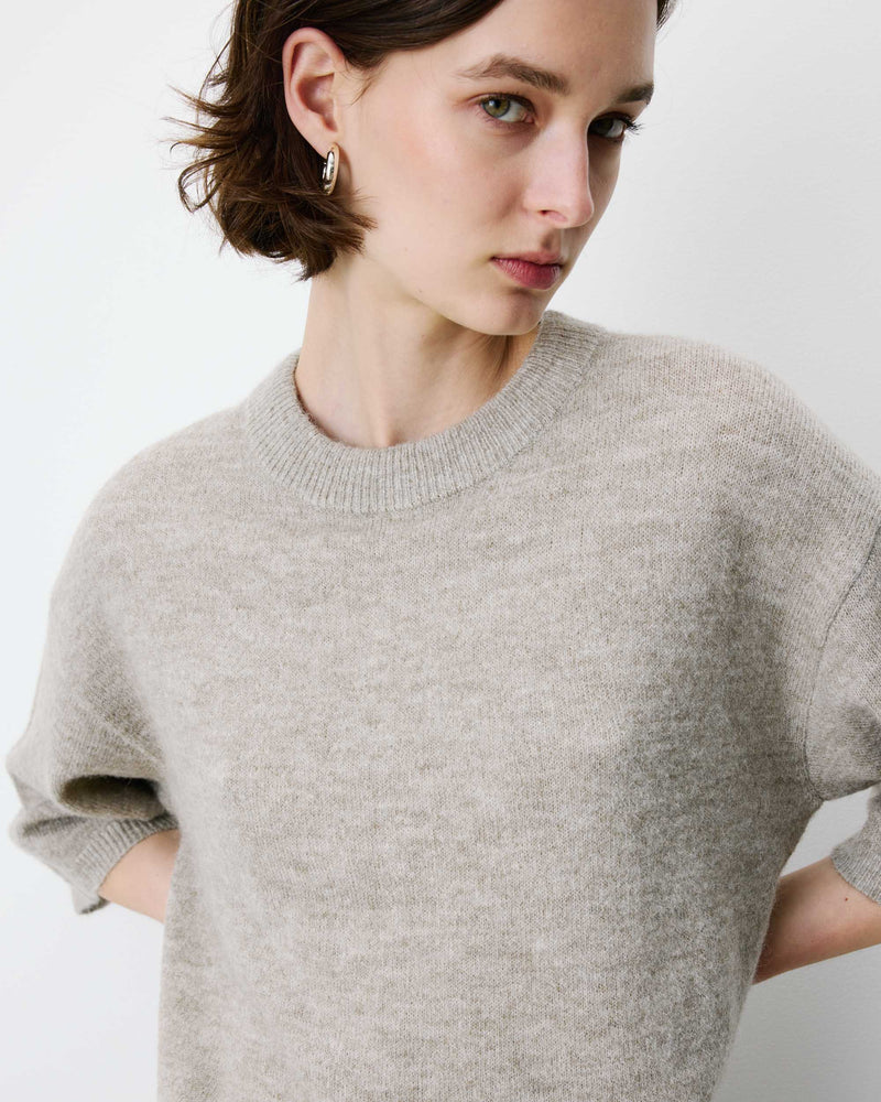 Pull manches 3/4 oversize GRACE & MILA  col rond ASHER