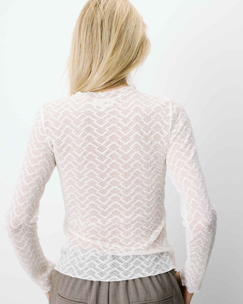 T-shirt GRACE & MILA en dentelle AUBE