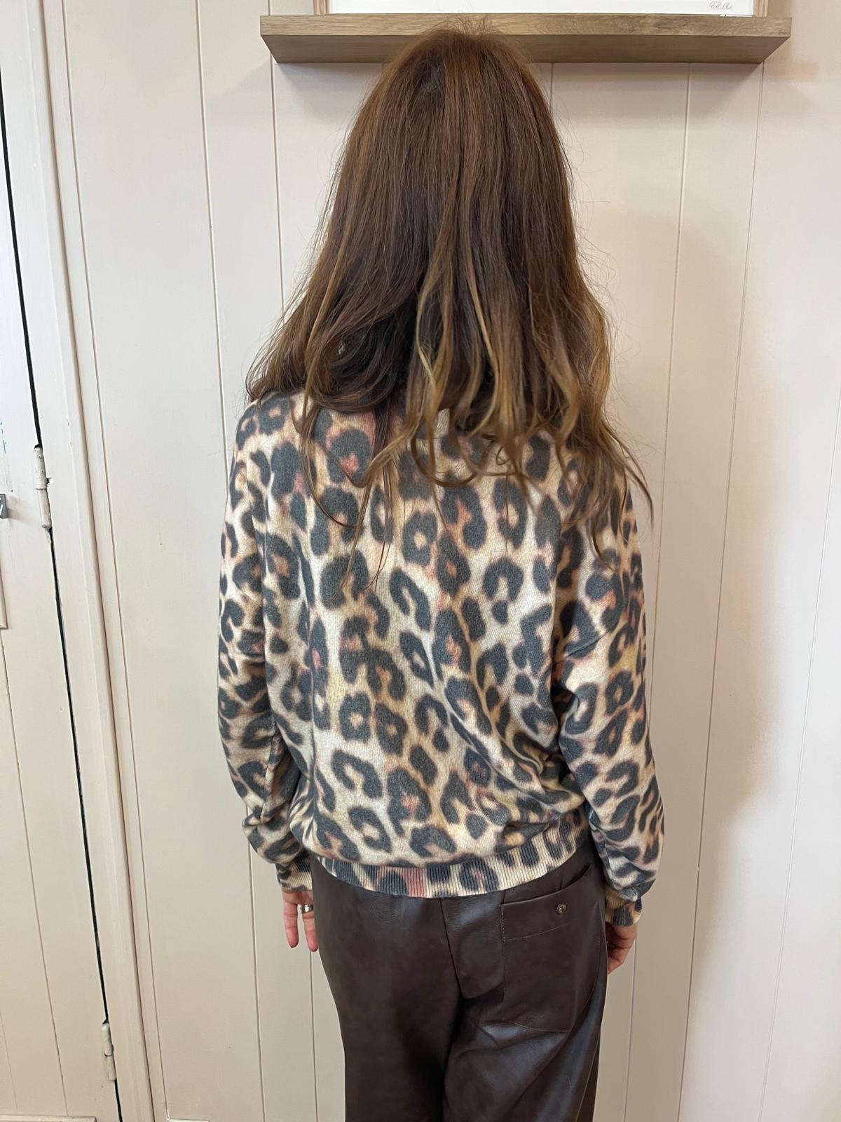 Le pull léopard CLAUDIA