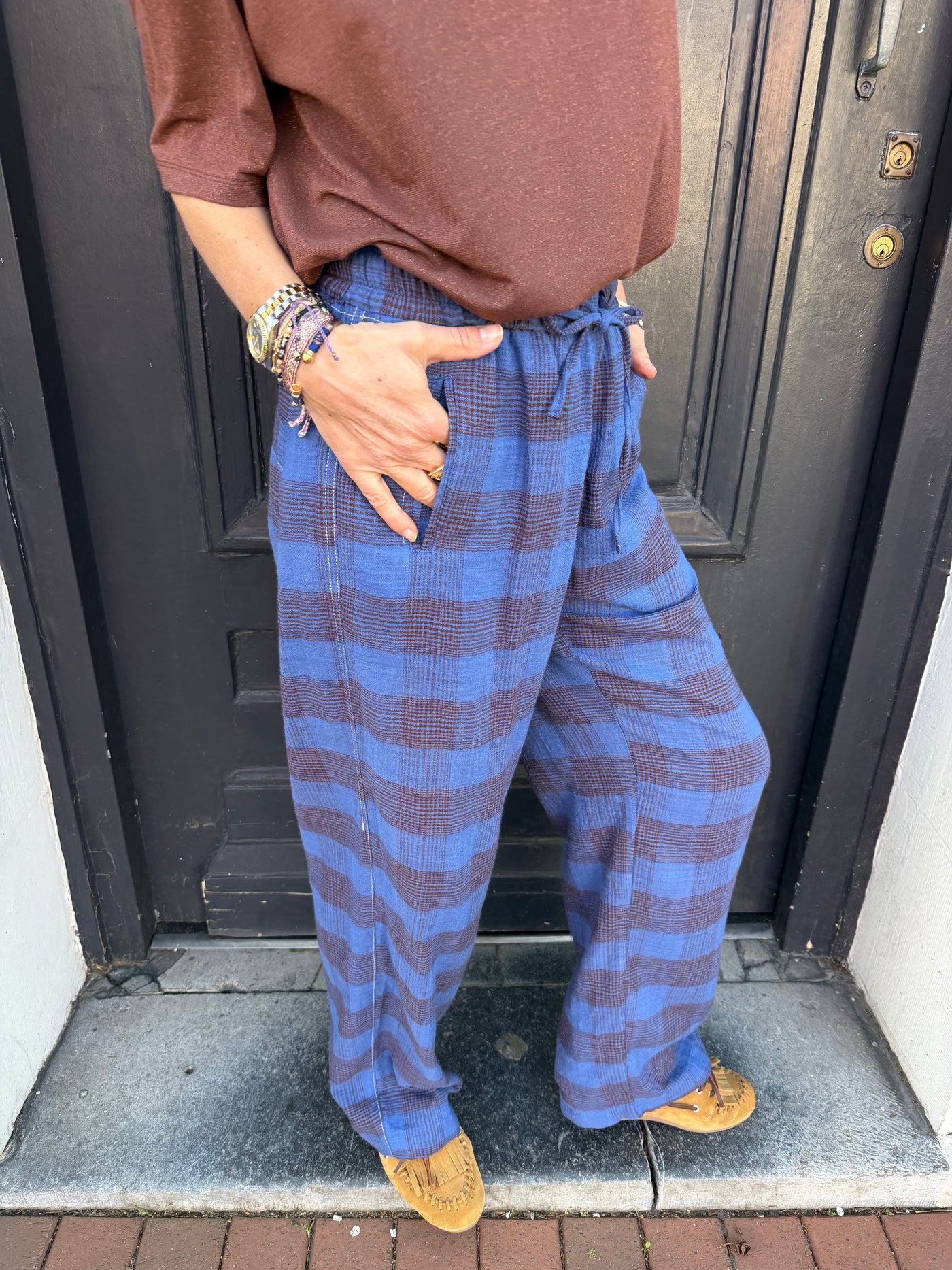 Pantalon HOD Beatrice à carreaux