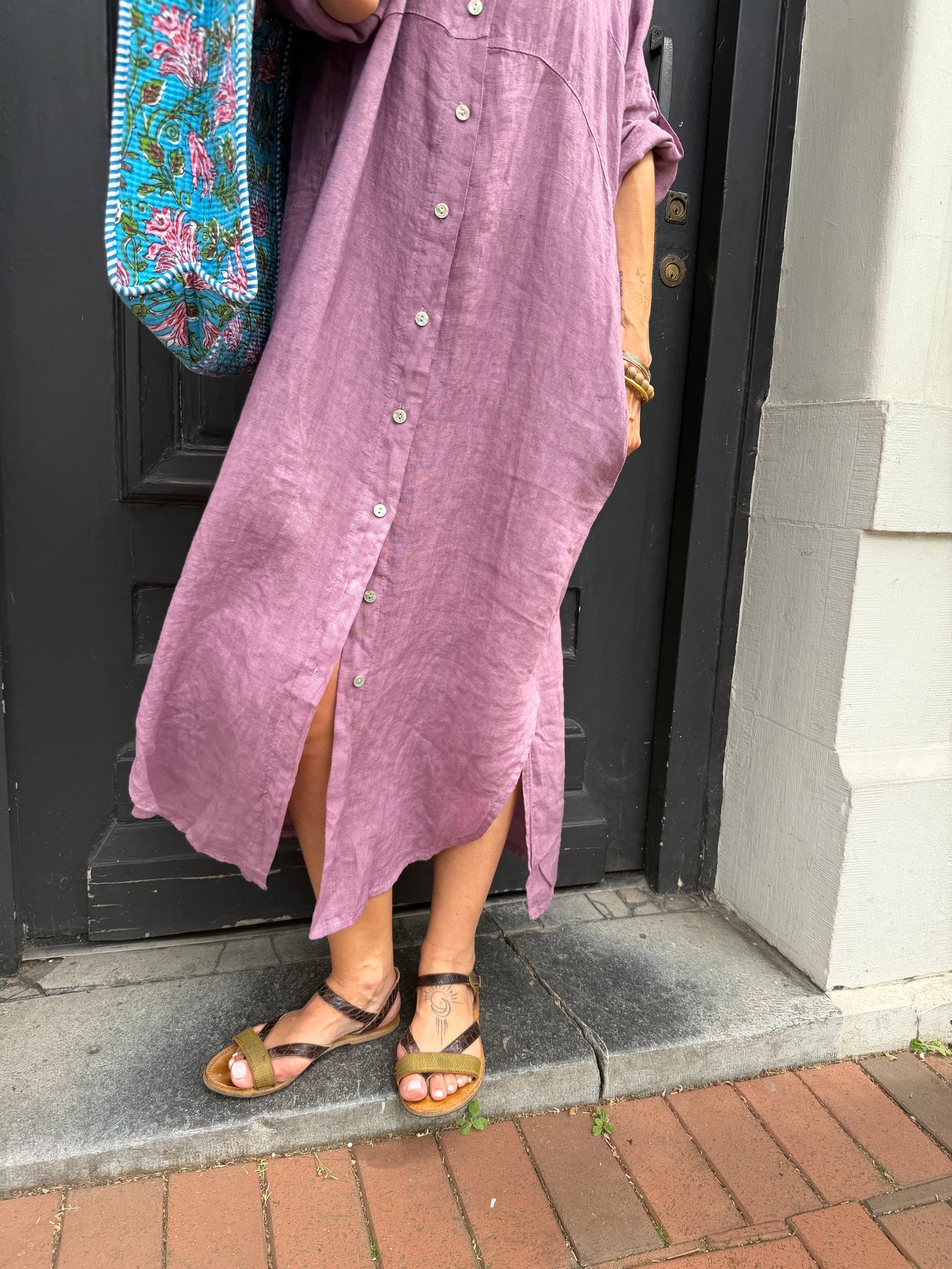 Robe longue Madeleine onion