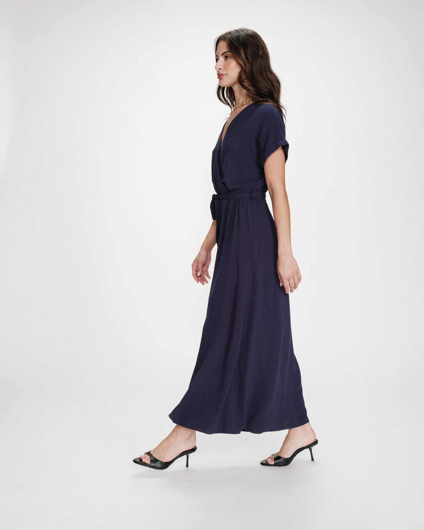 Robe Grace & Mila Pollen longue marine