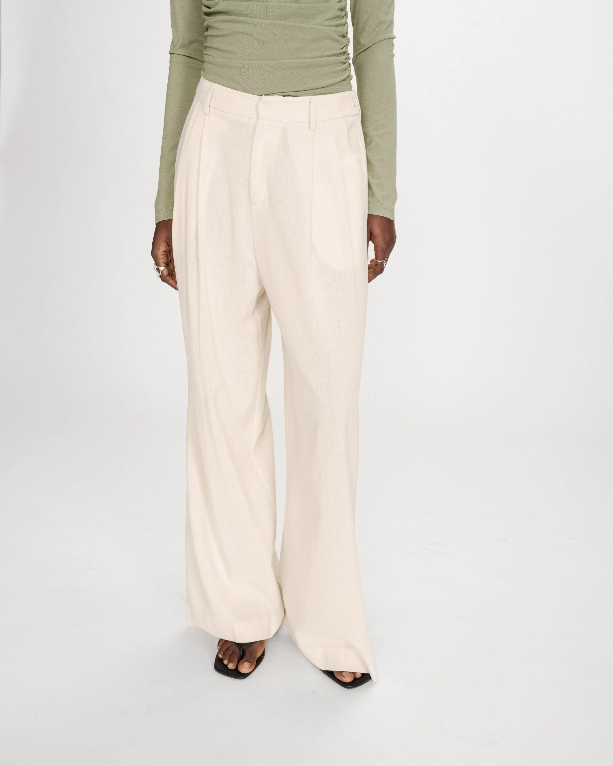 Pantalon Grace & Mila VERY vanille en lin