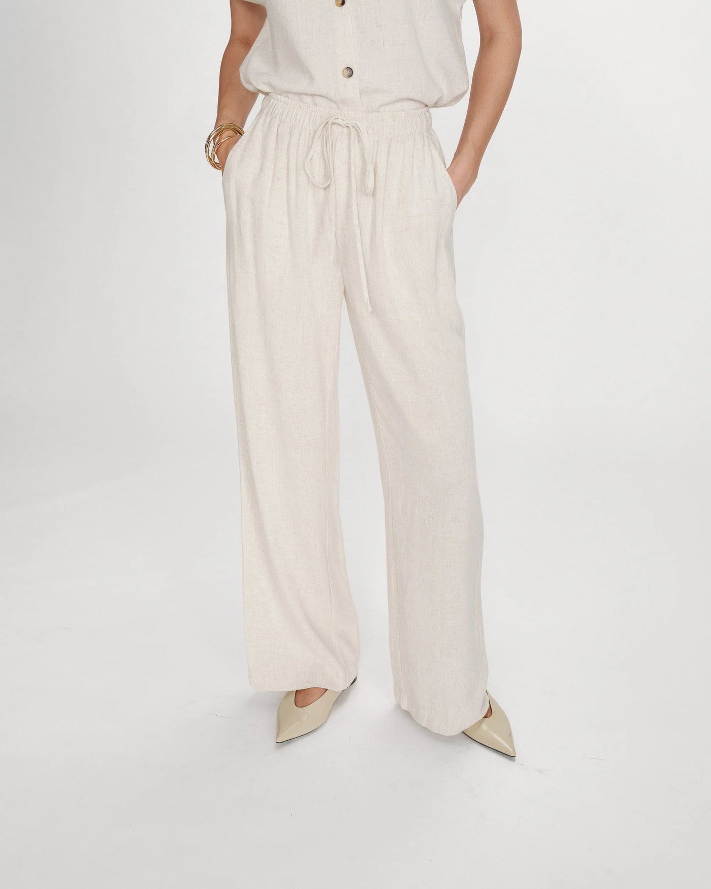 Pantalon Grace & Mila RAVEN en lin mélangé