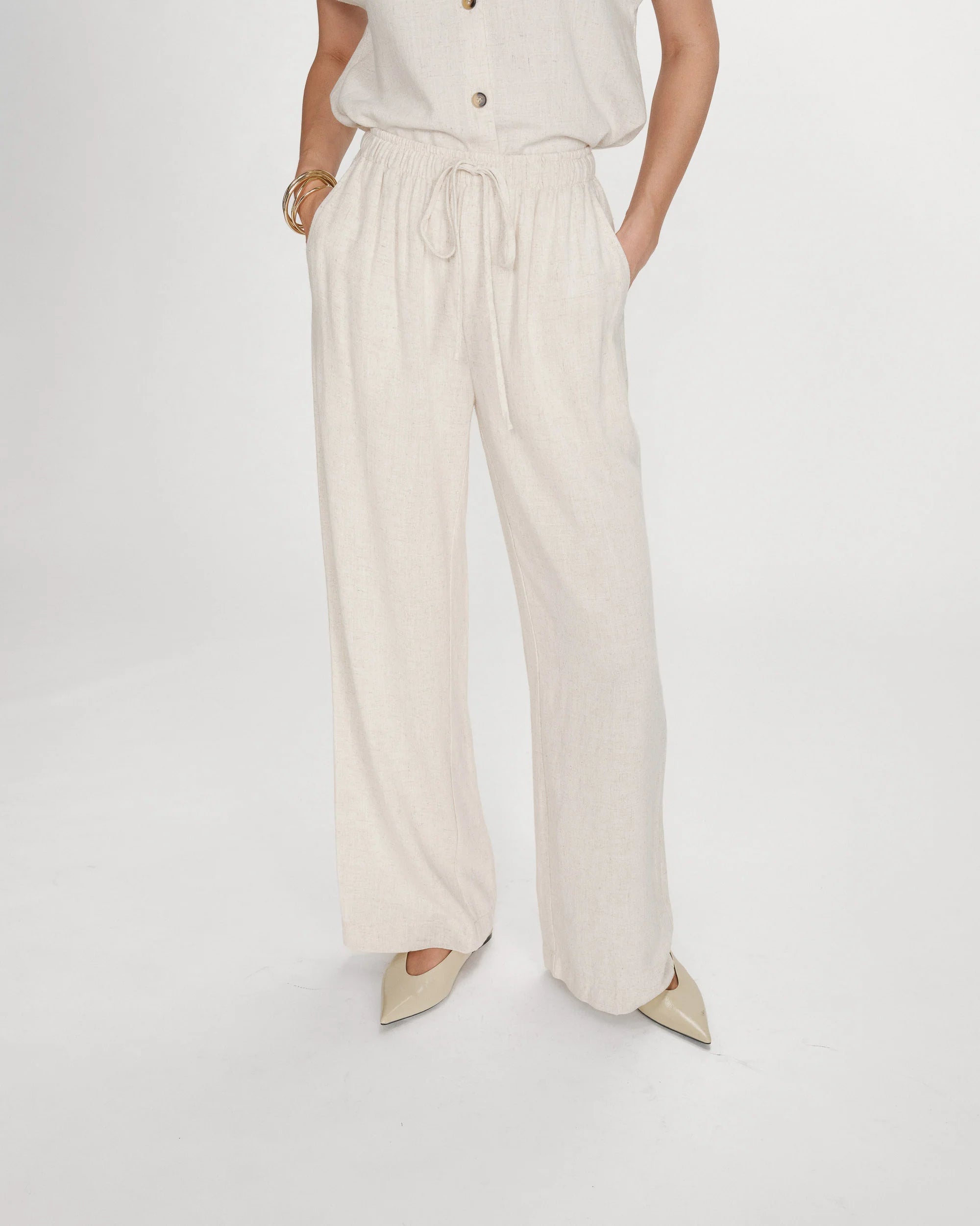 Pantalon Grace & Mila RAVEN en lin mélangé