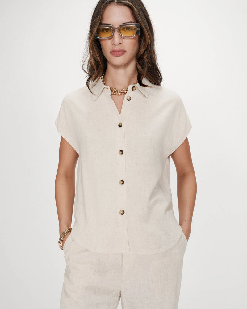 Chemise Grace & Mila PEREZ en lin mélangé