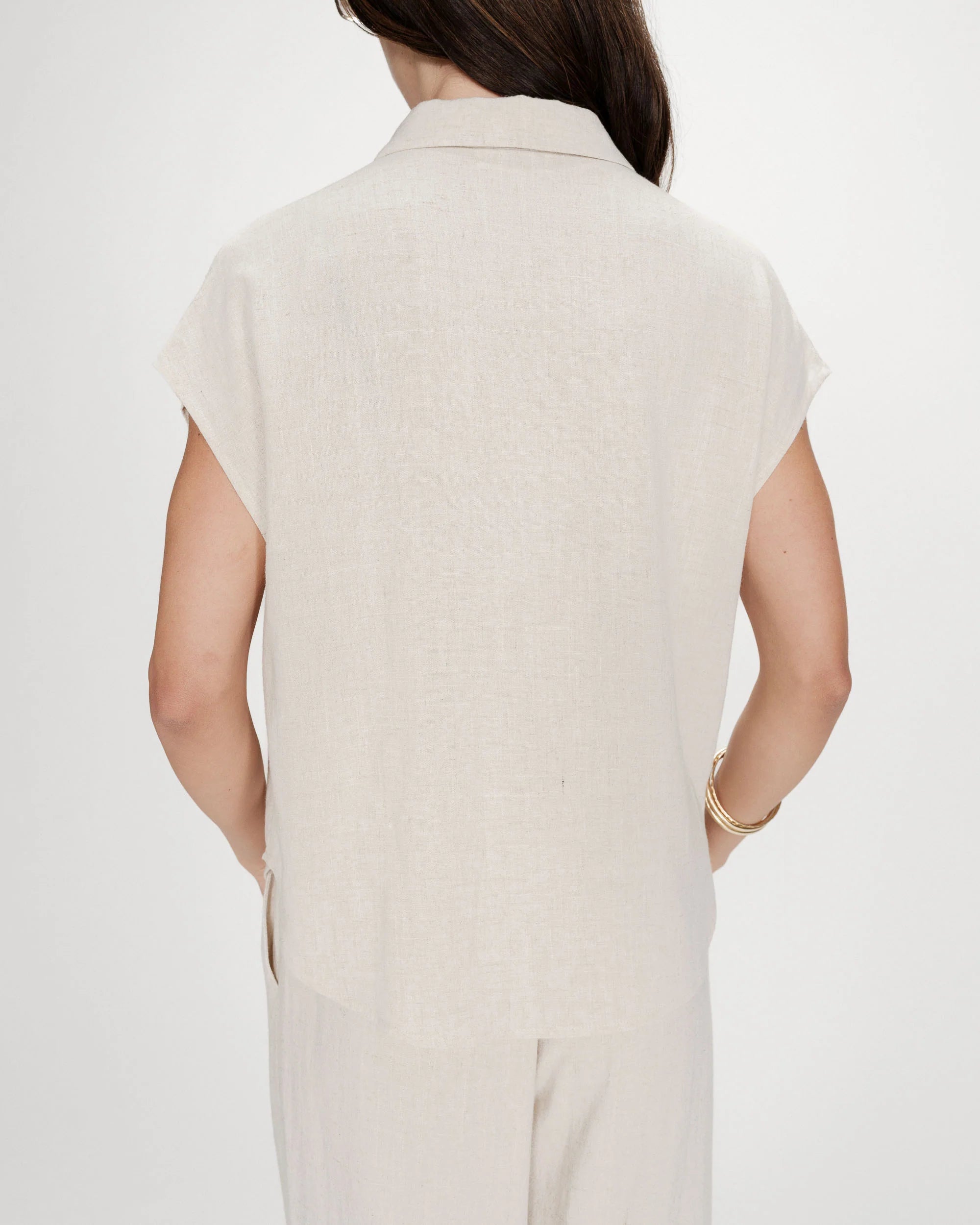 Chemise Grace & Mila PEREZ en lin mélangé