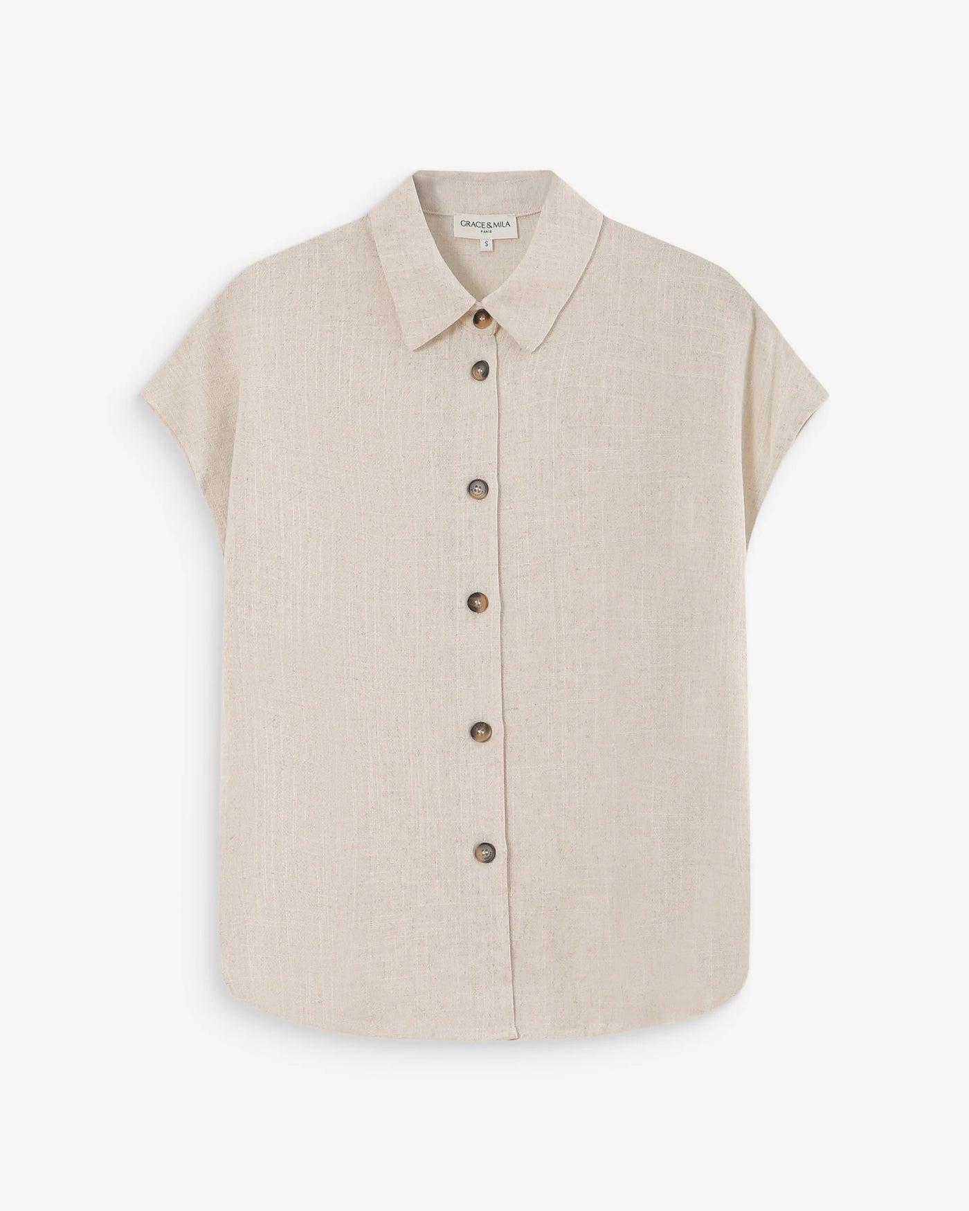 Chemise Grace & Mila PEREZ en lin mélangé