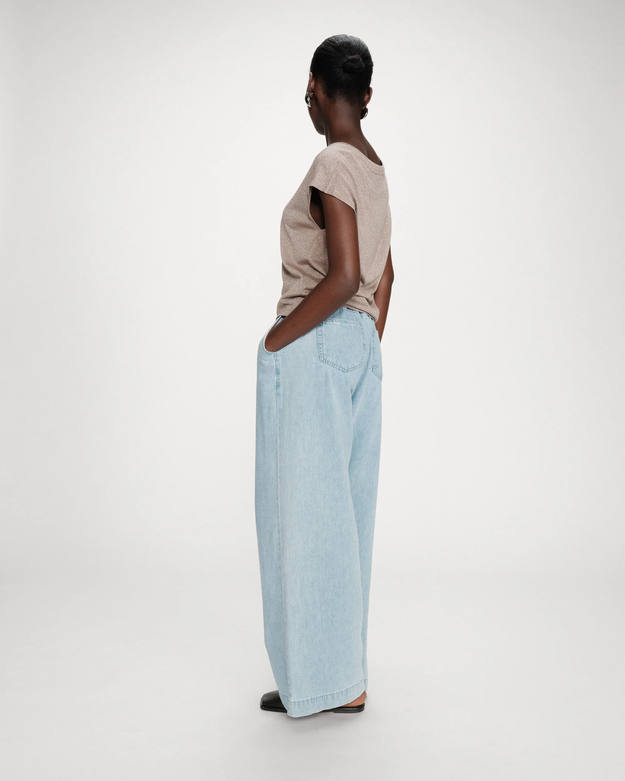 Top Grace & Mila VALSONS grege en lurex