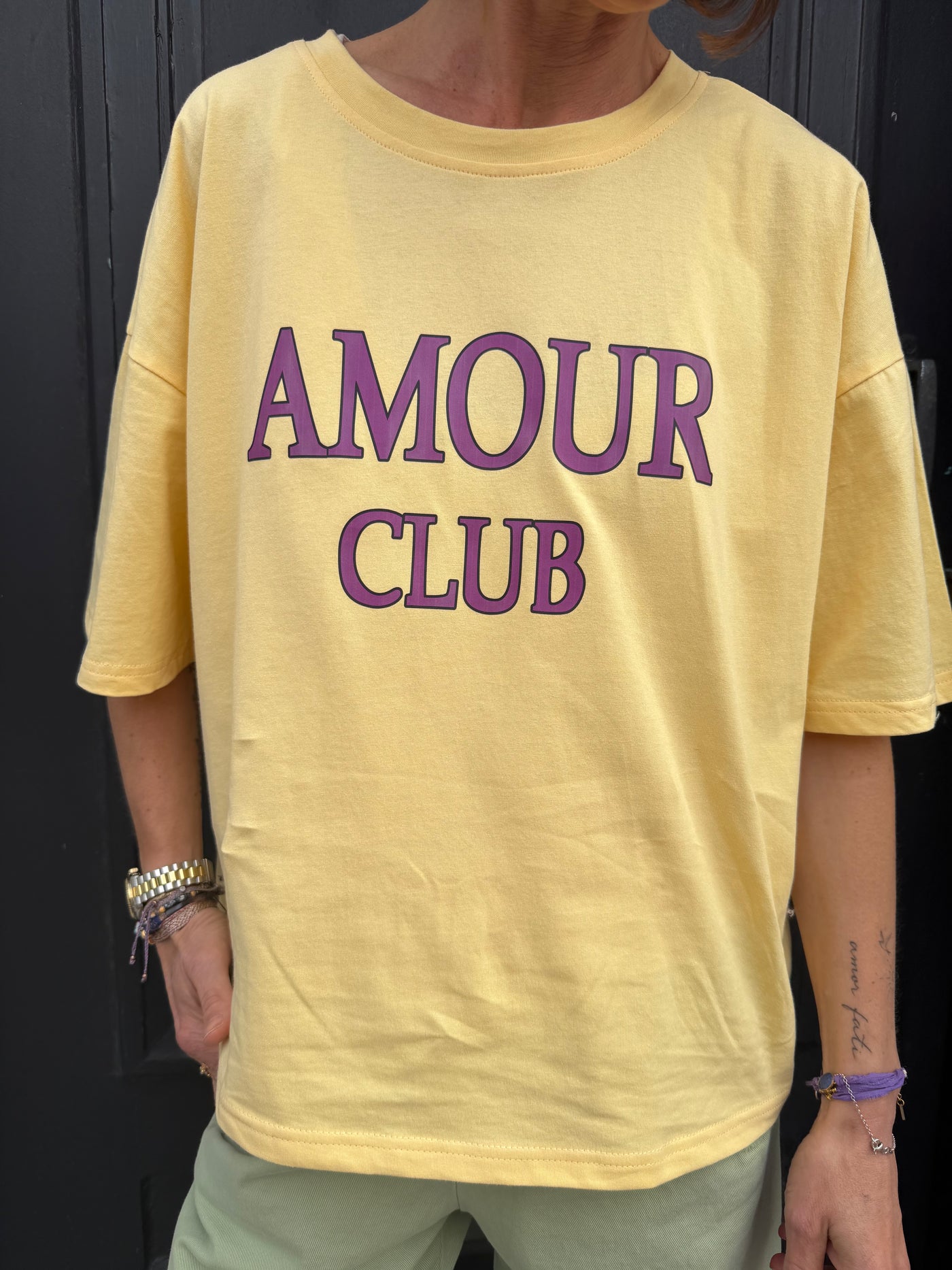 T-shirt manches courtes Amor