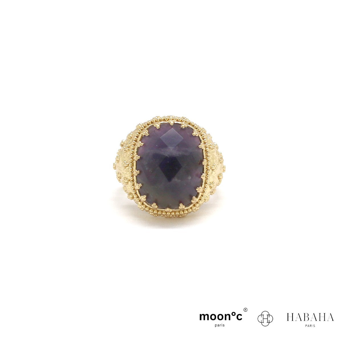 Bague Royal pierres rectangulaires