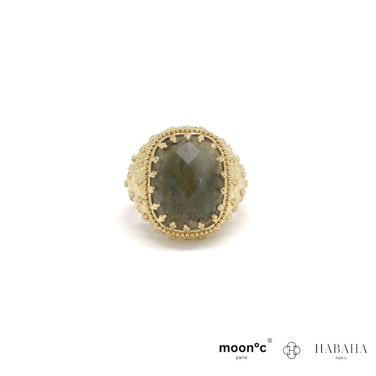Bague Royal pierres rectangulaires