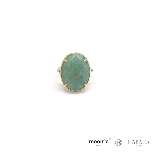 Bague Ali  cabochon pierres naturelles