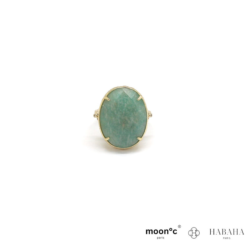 Bague Ali  cabochon pierres naturelles